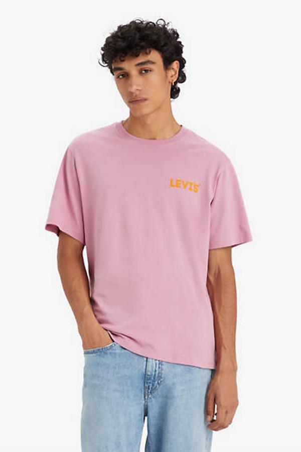 Pink levi t shirt best sale