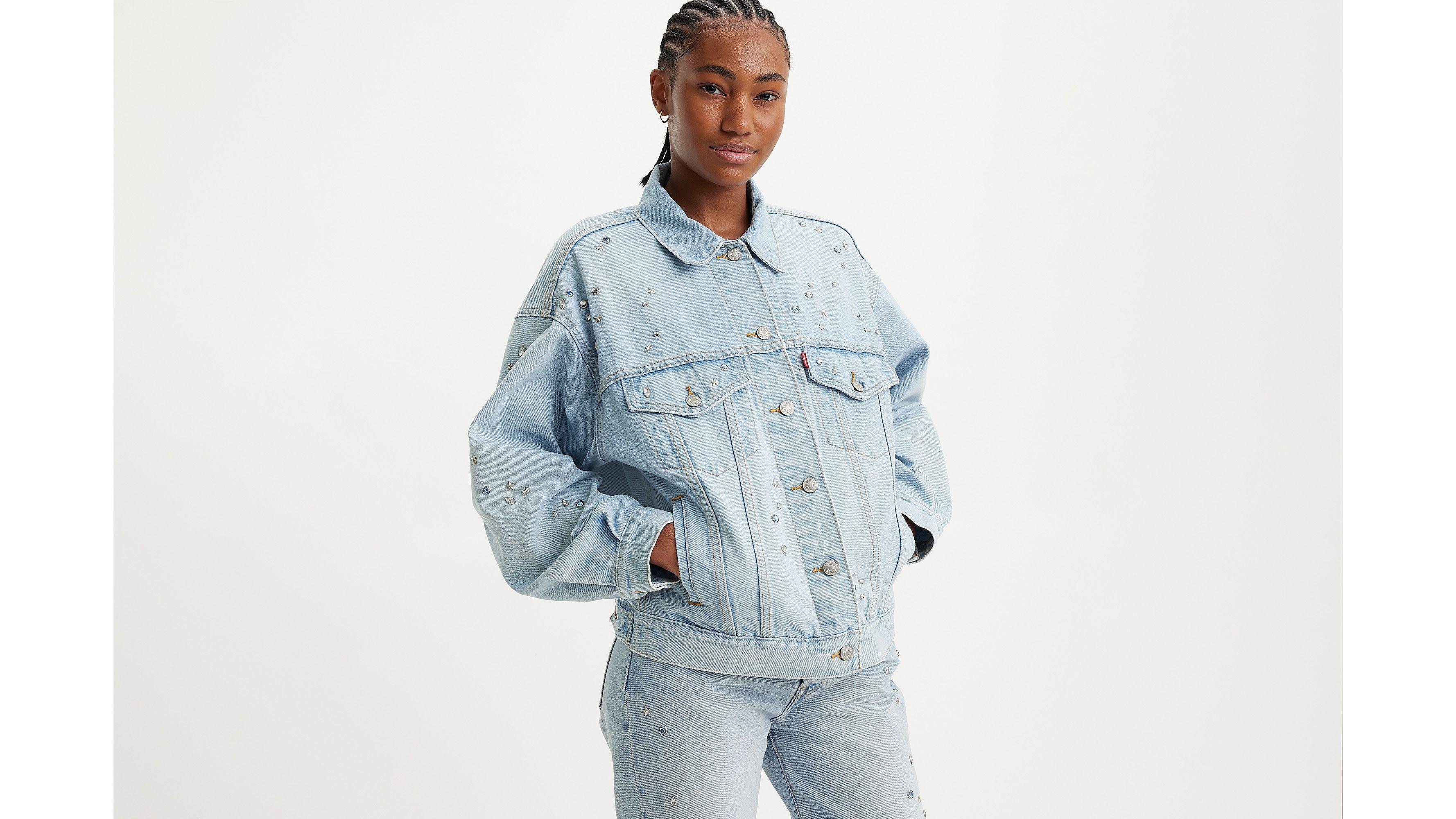 Levis oversized top denim jacket