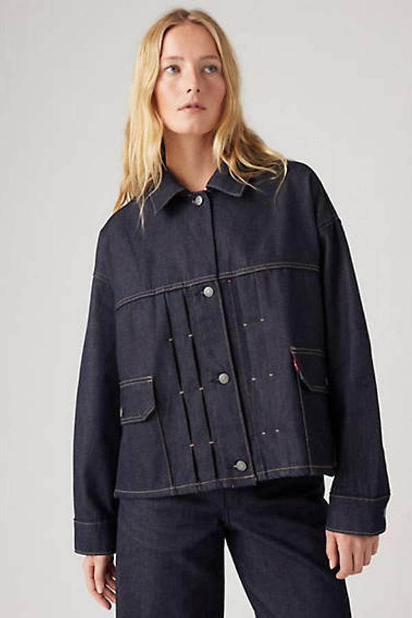 Levi's Wellthread Iris Relaxed Type Ii Trucker Jacket in Blue Lyst UK