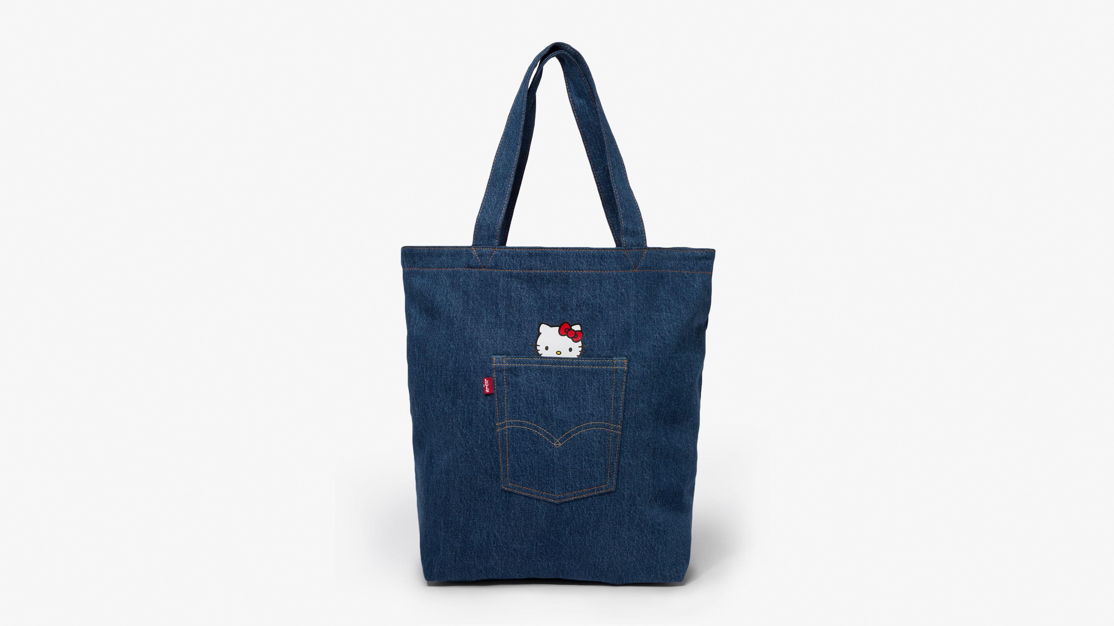 x Hello Kitty Denim Pocket Tote Bag Bleu Levi's en coloris Bleu | Lyst