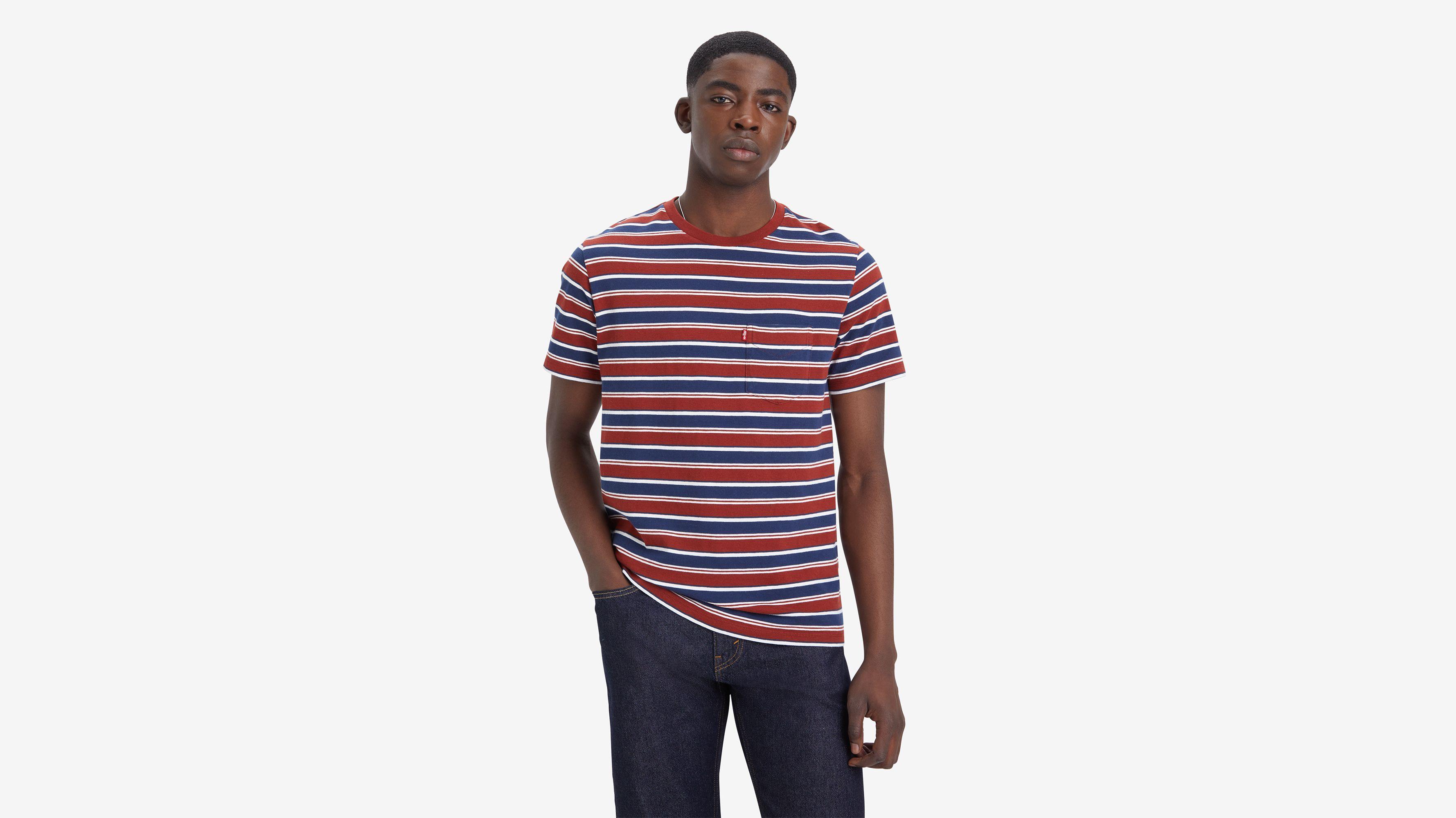 Levis gestreept shirt new arrivals