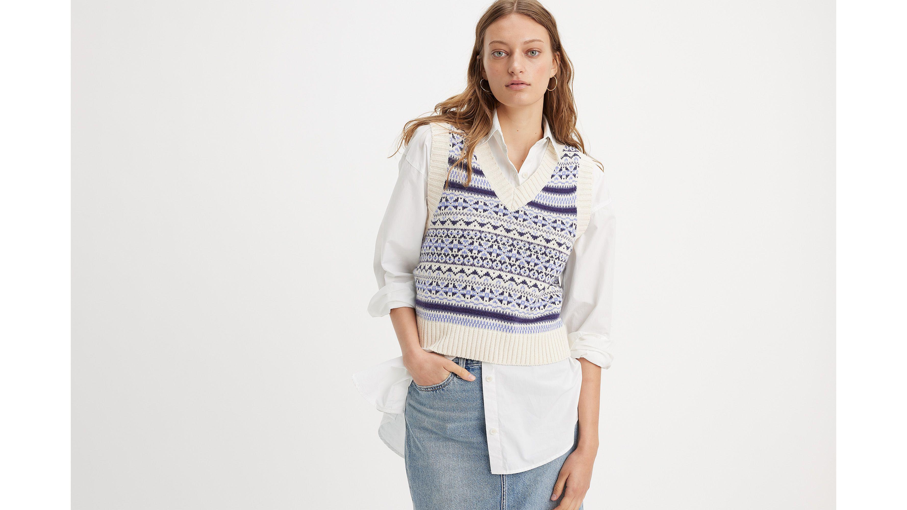 Levi vest cheap tops
