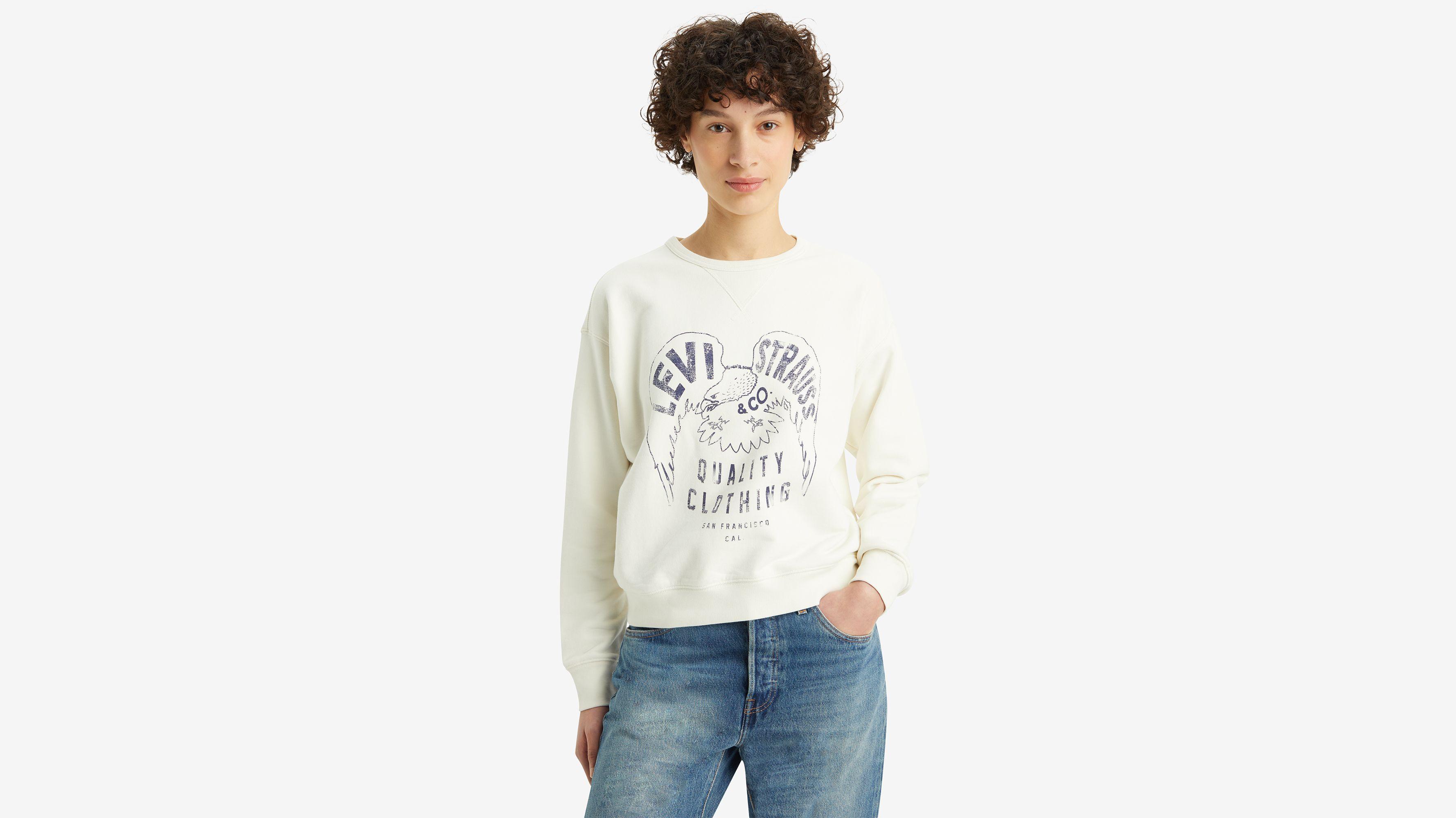 Levi's Graphic Signature Crewneck Sweatshirt in Black