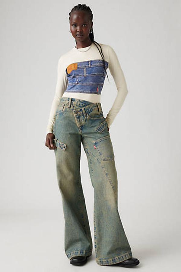 Levi's X Adsb Andersson Bell Overlay Jeans in Black | Lyst UK