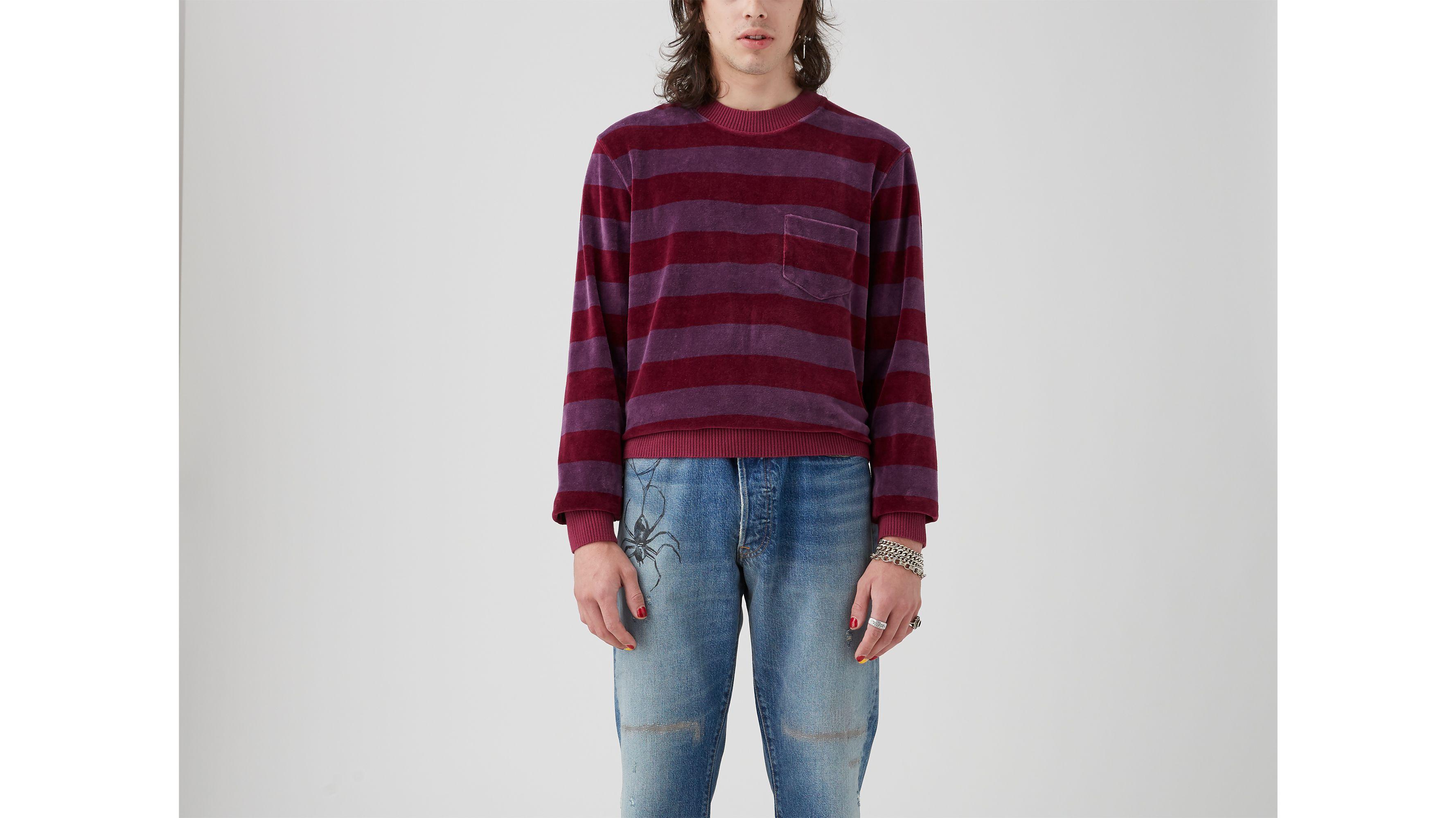 levis 1960's velour crewneck