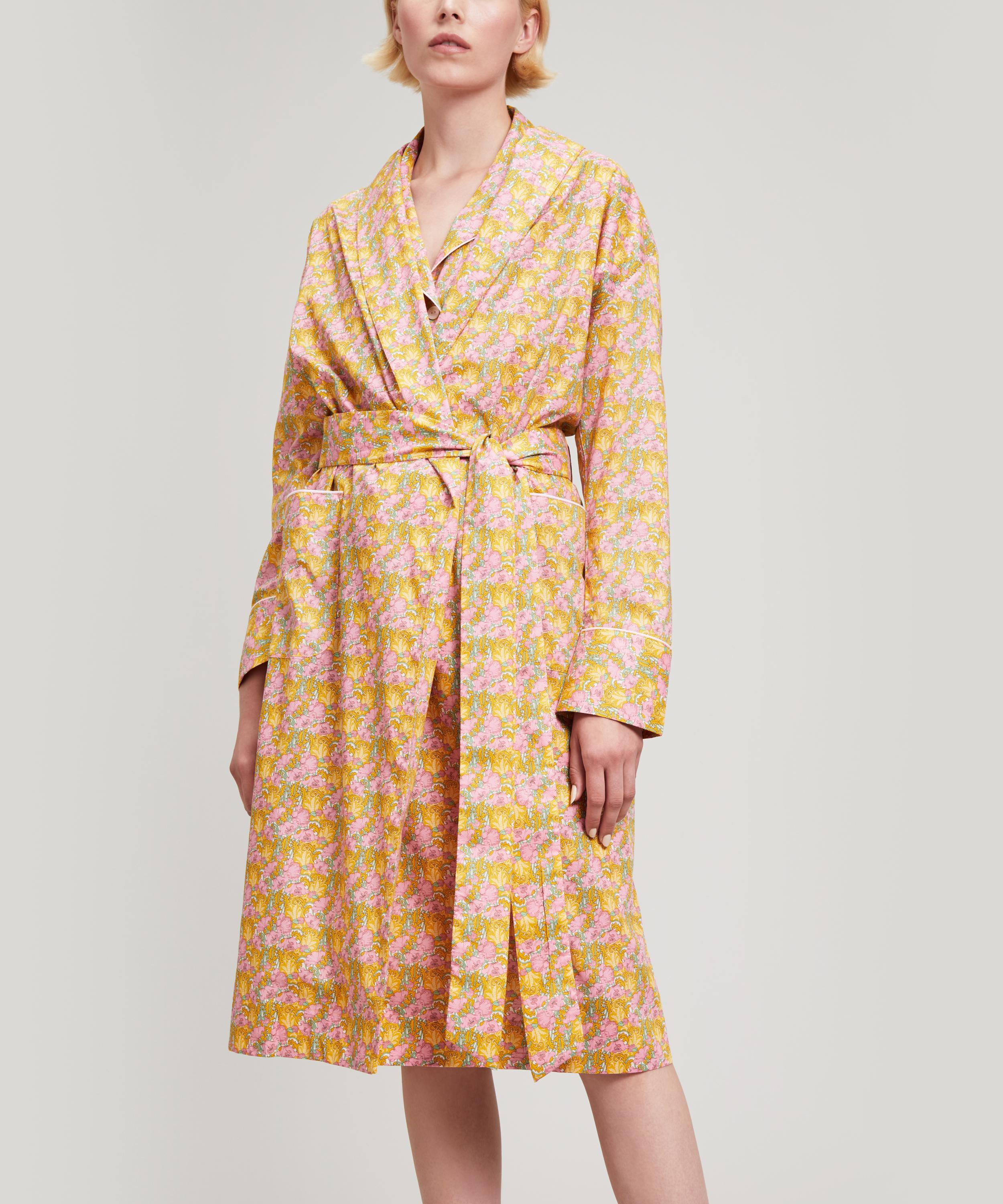Cotton lawn dressing gown Clearance