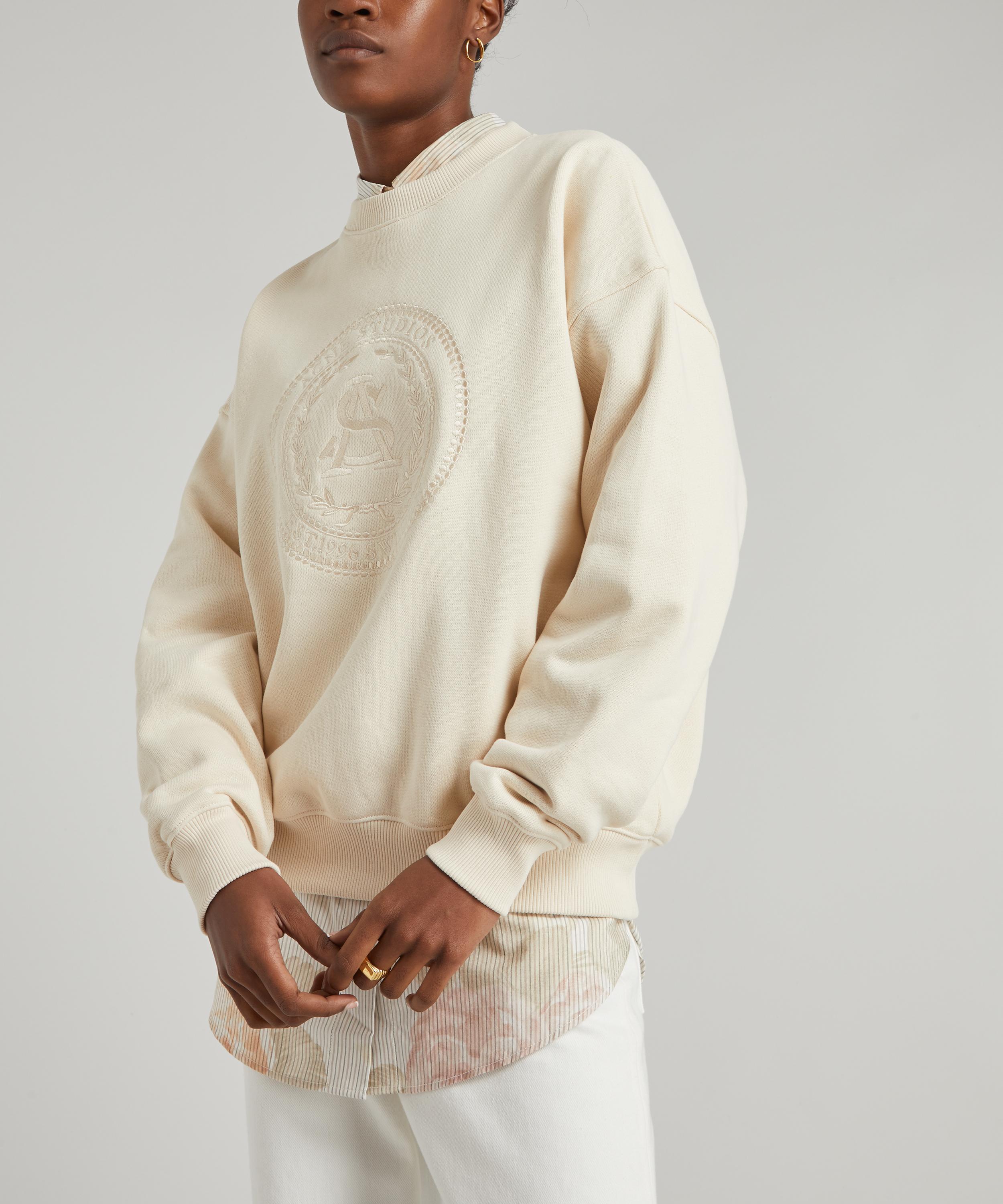 acne studios embroidered sweatshirt