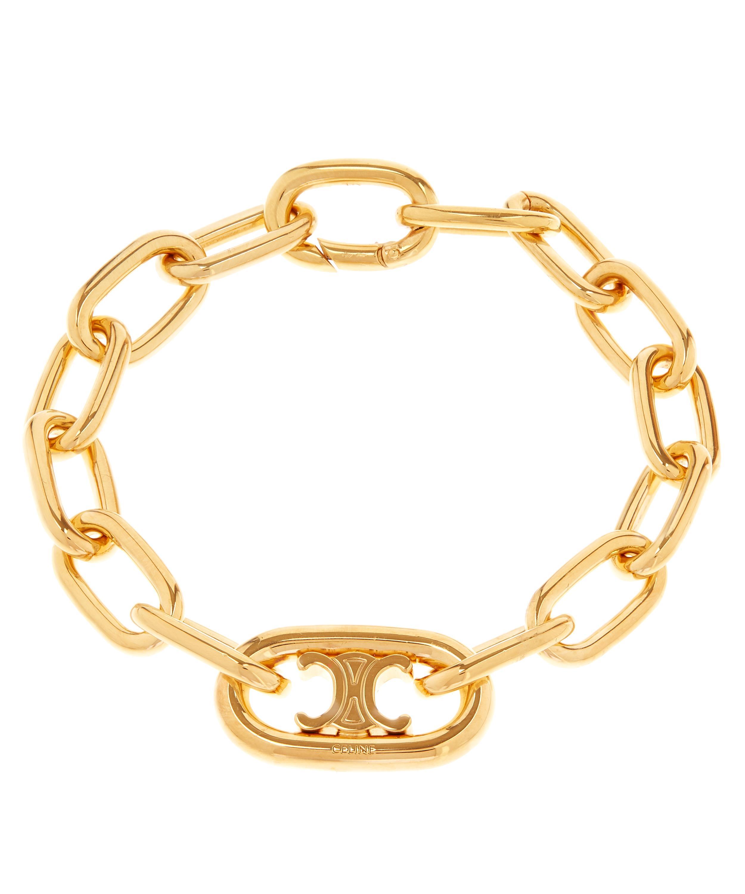 Celine Gold-tone Maillon Triomphe Link 