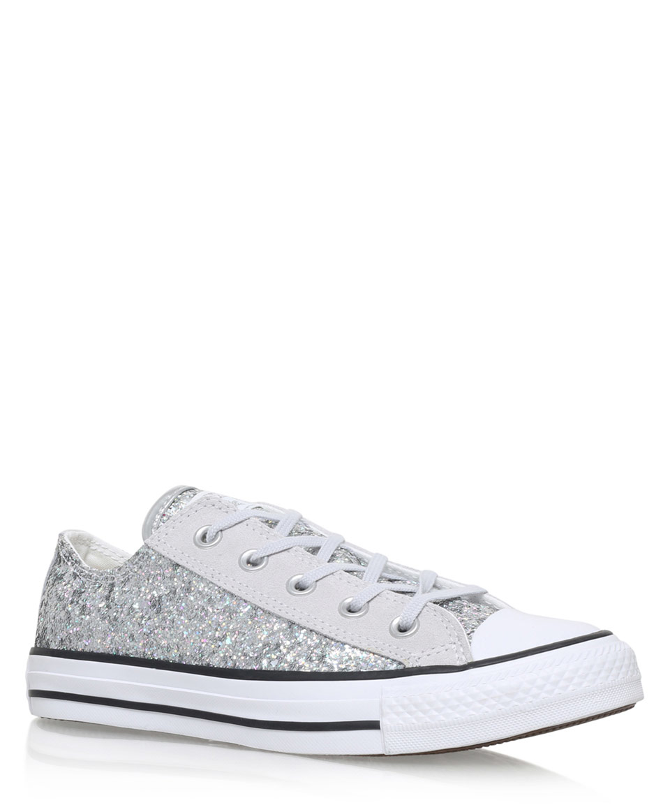 Lyst Converse Silver Glitter Low Top Chuck Taylor Lyst Converse Silver Glitter Low Top Chuck Taylor