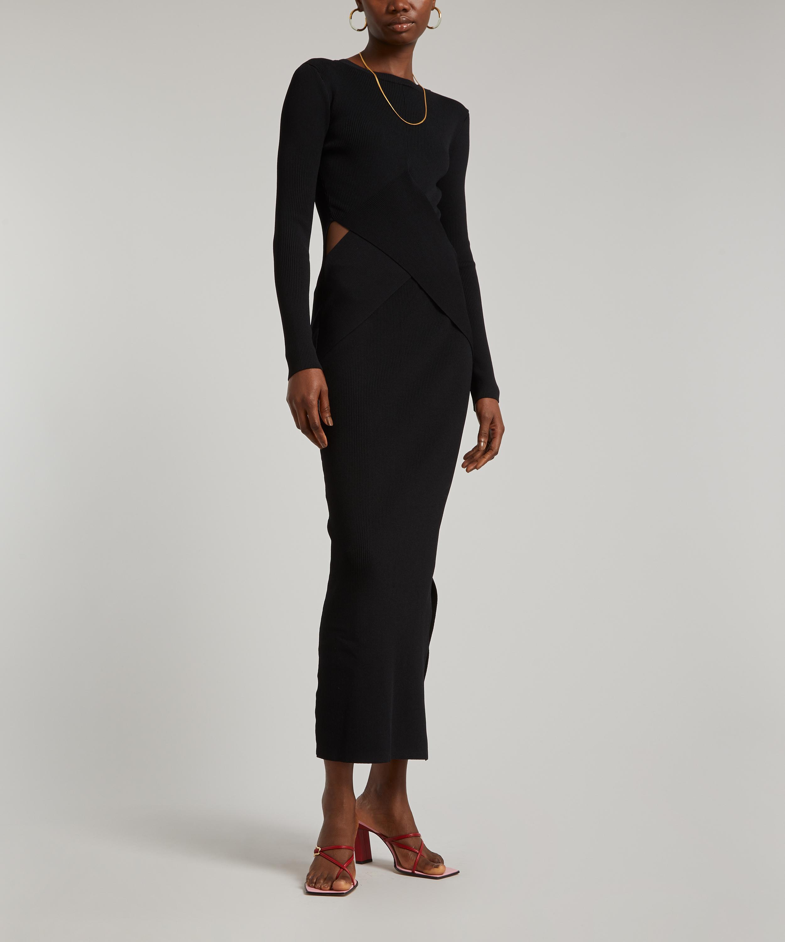 celena draped midi dress sir the label