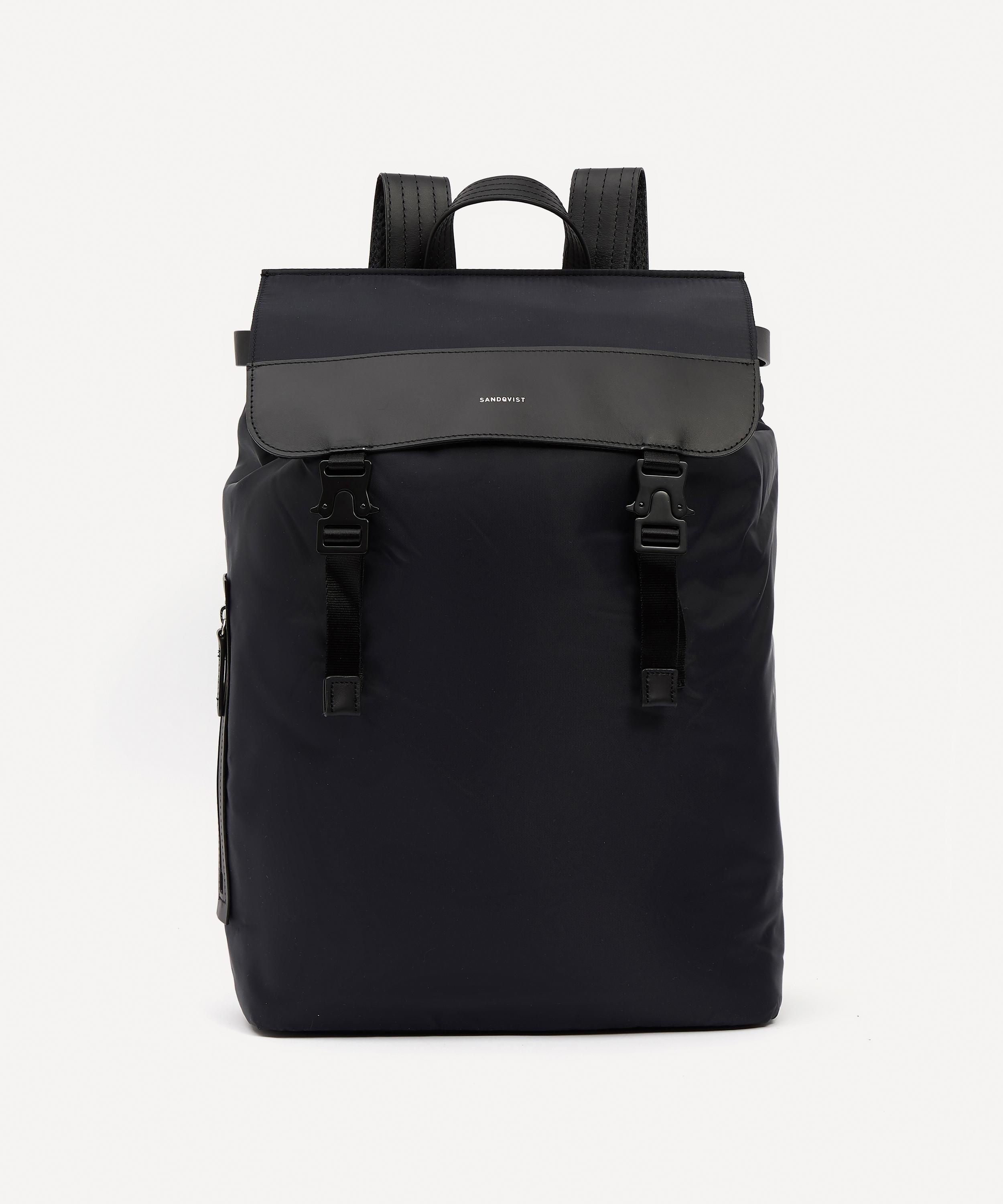 Sandqvist Hege Recycled Nylon Backpack In Black For Men 