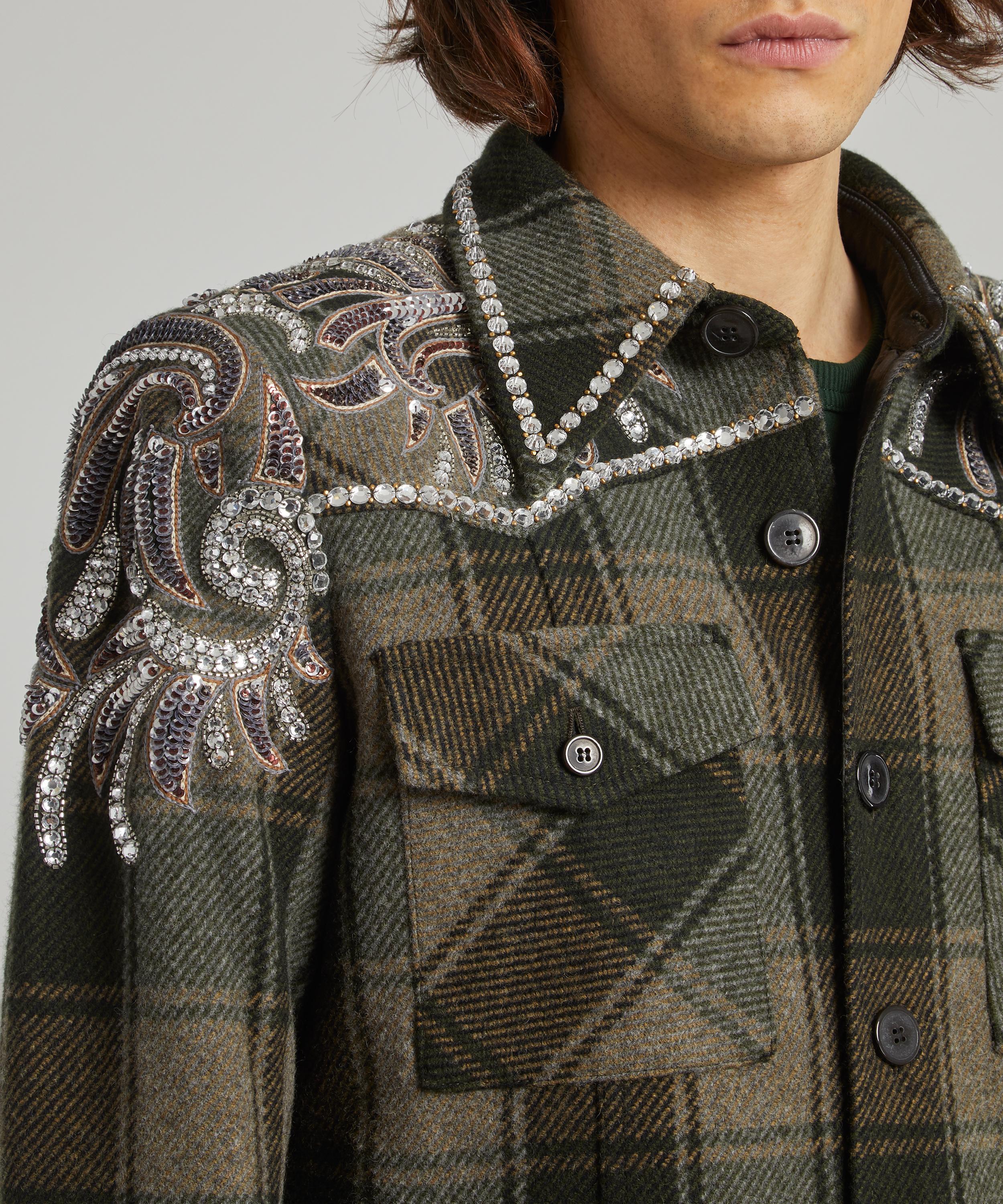 Dries Van Noten Wool Embroidered Cowboy 