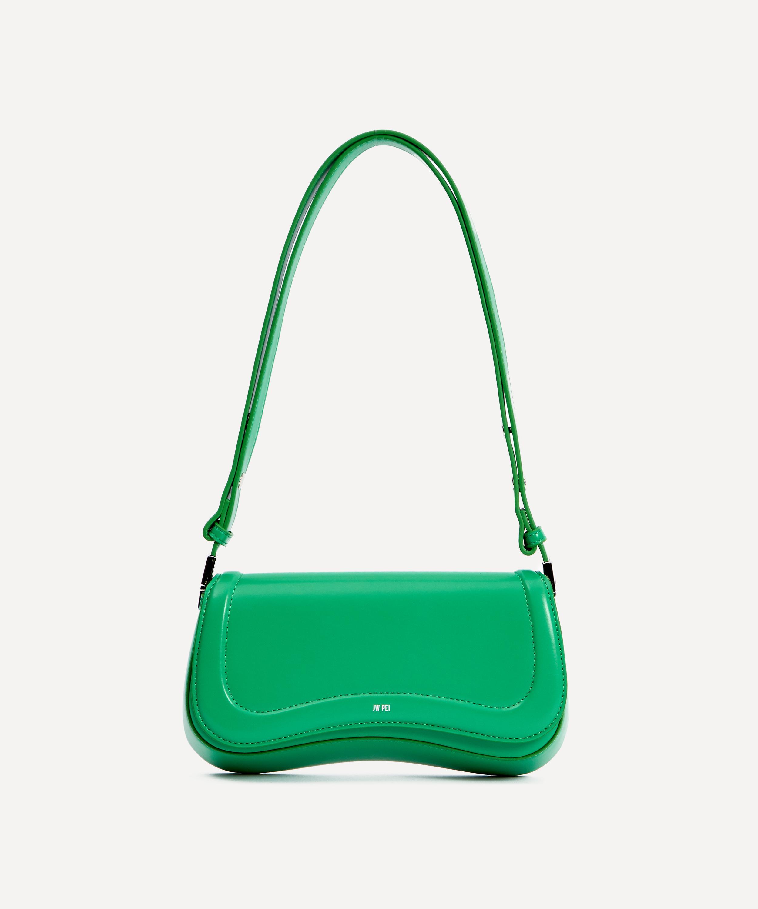 JW PEI Women's Joy Vegan Leather Baguette Bag in Green | Lyst