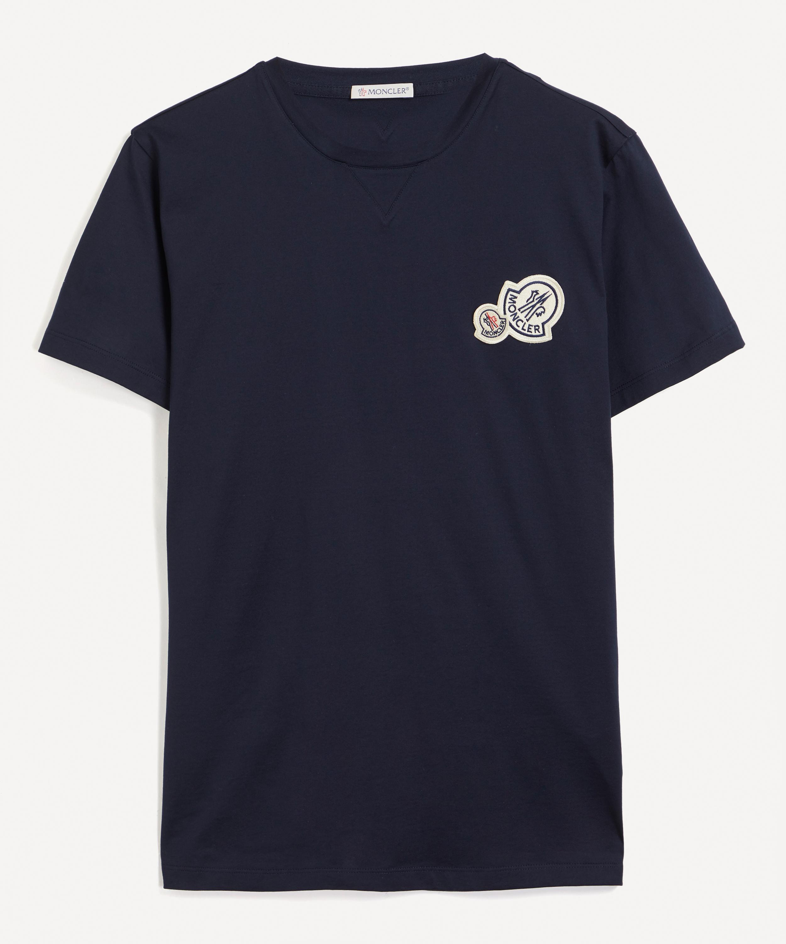 blue moncler t shirt