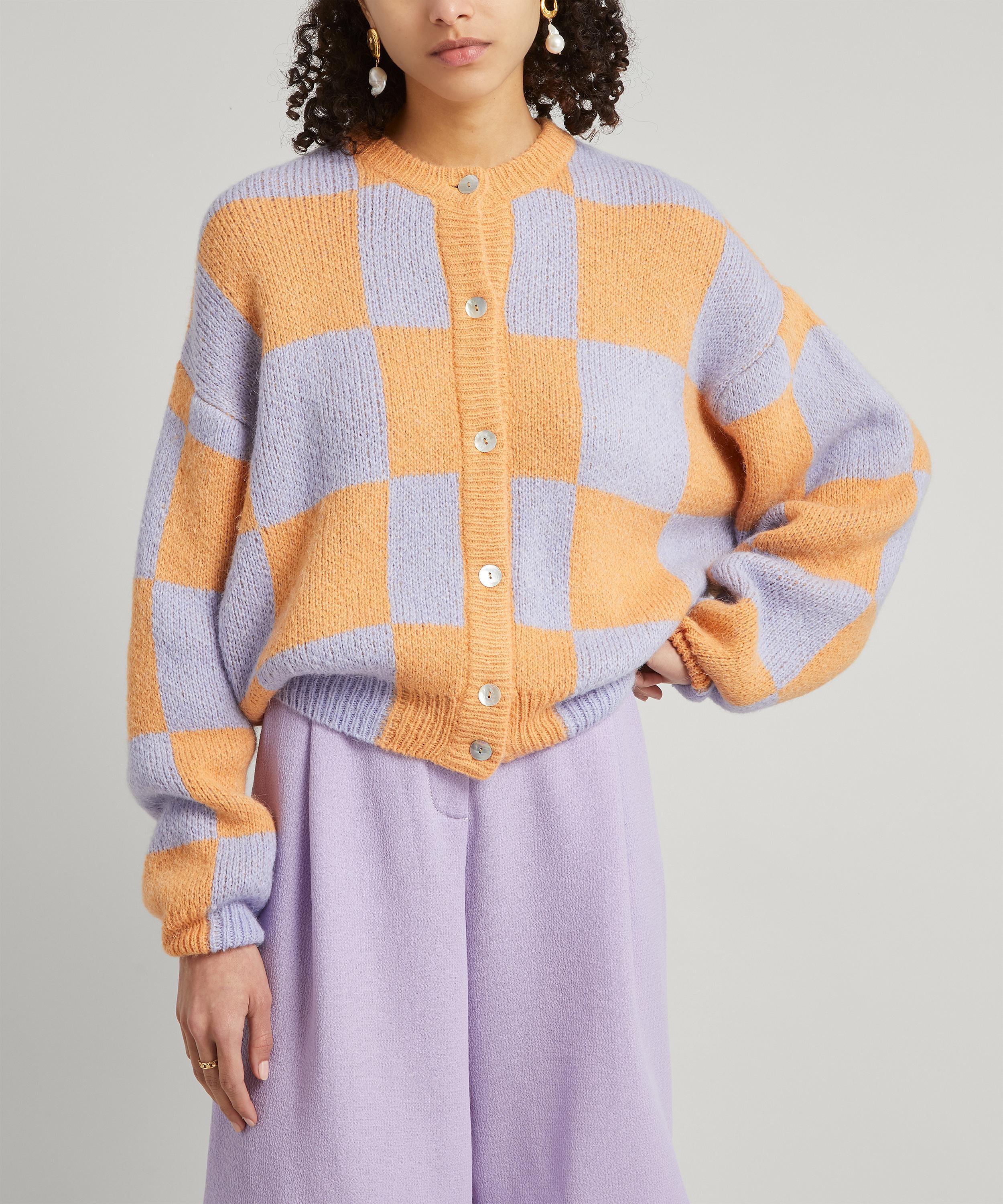 striped womens cardigan