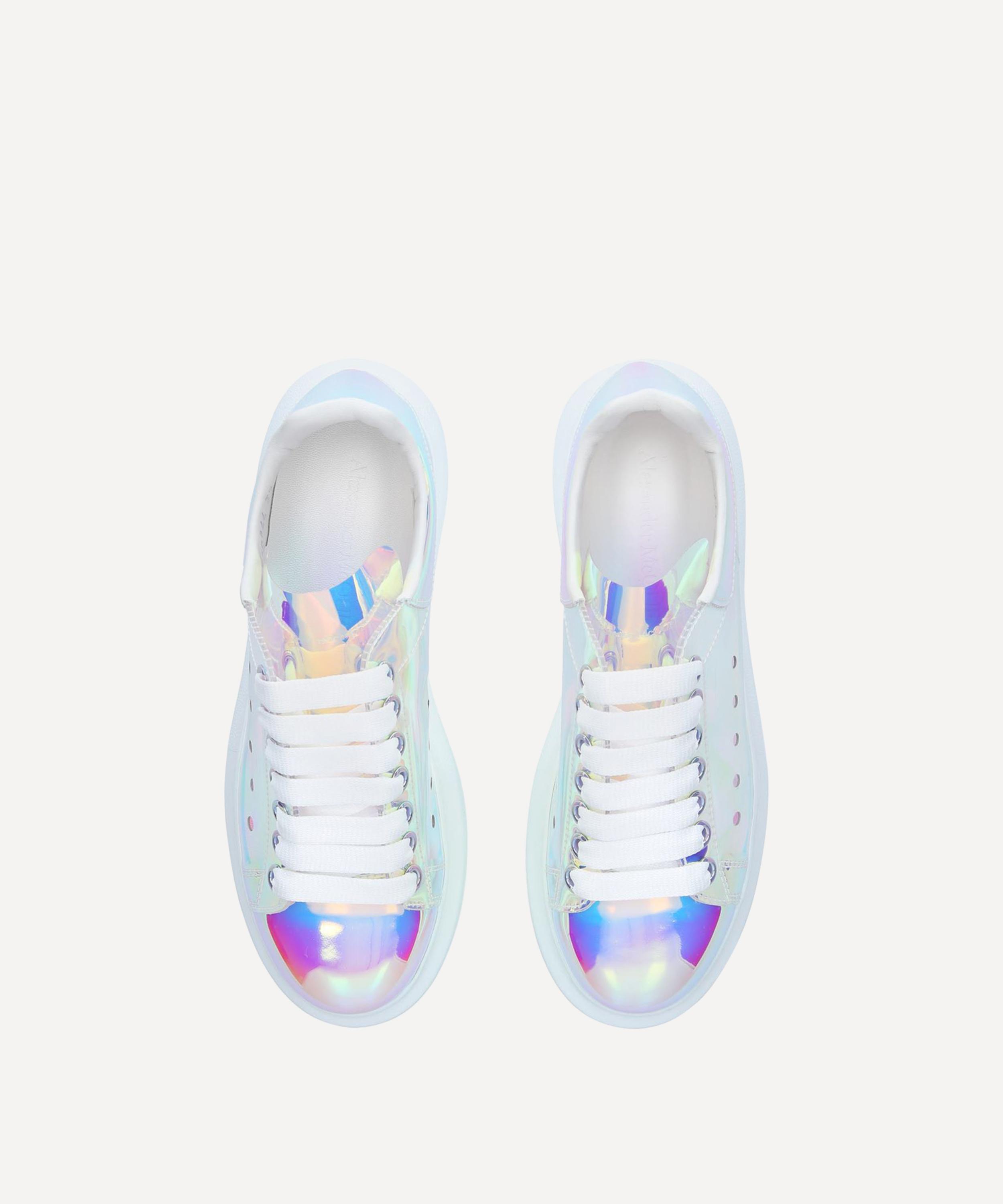 alexander mcqueen leather runway sneakers