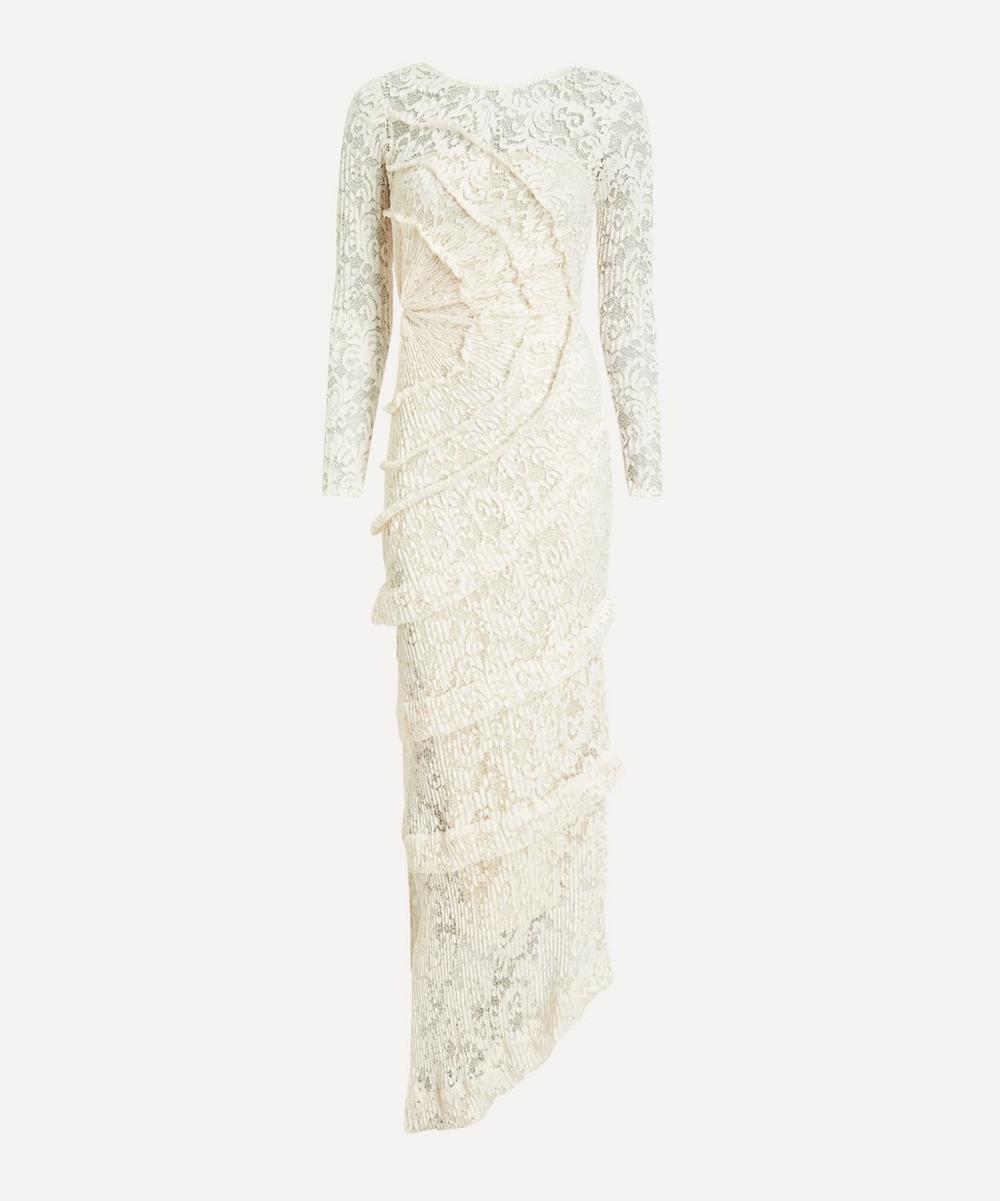 Georgia Hardinge Spiralite Floor-Length Dress in Natural | Lyst Georgia Hardinge Spiralite Floor-Length Dress in Natural | Lyst