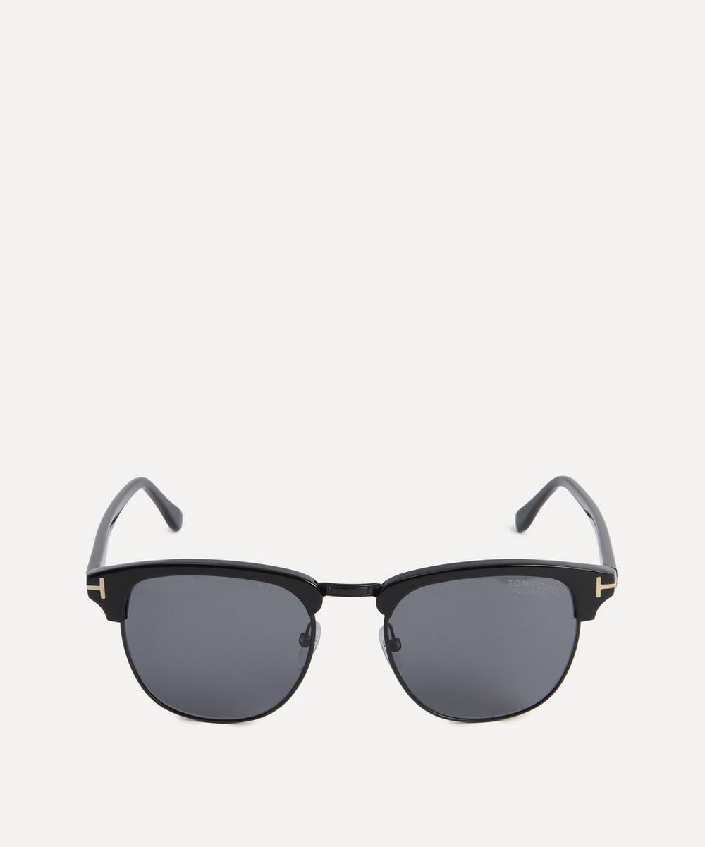 Tom Ford Henry Browline Sunglasses in Black for Men Lyst UK
