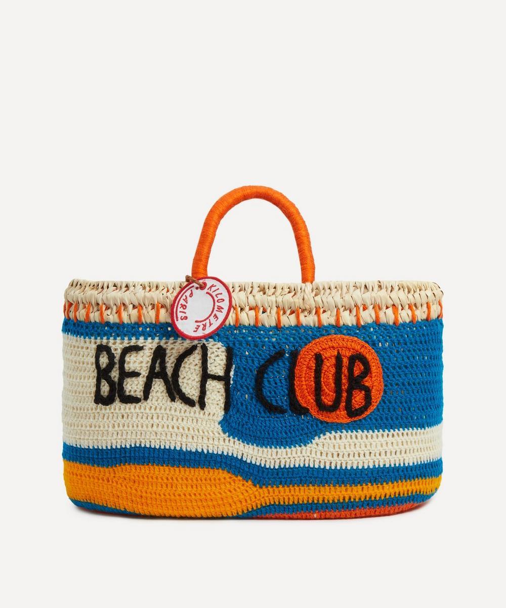 バッグ Kilometre Paris LOBBY BOY Kilometre Paris Beach Club Undercover Medium Basket Bag in