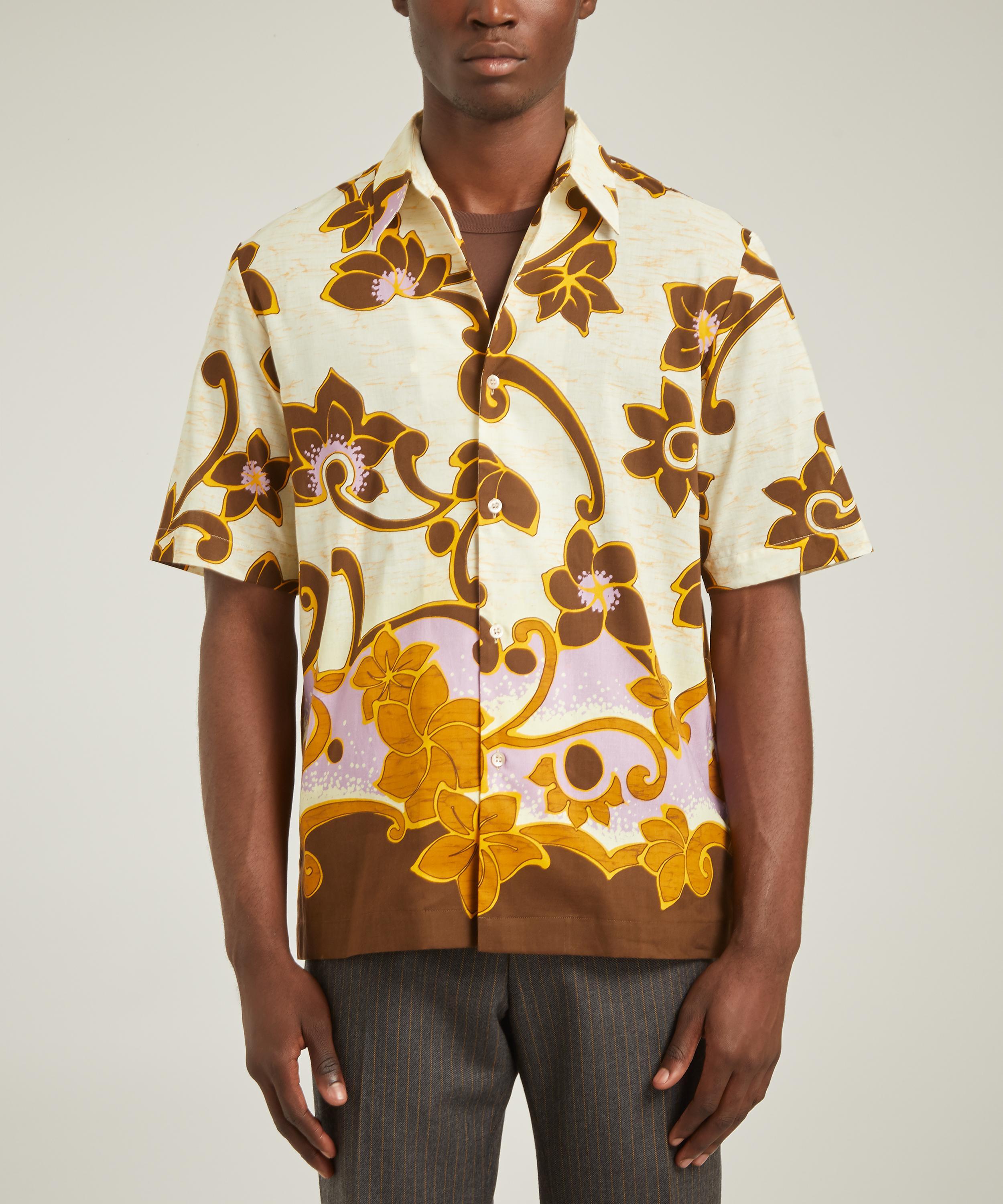 Dries Van Noten Floral Print Cotton Shirt for Men - Lyst