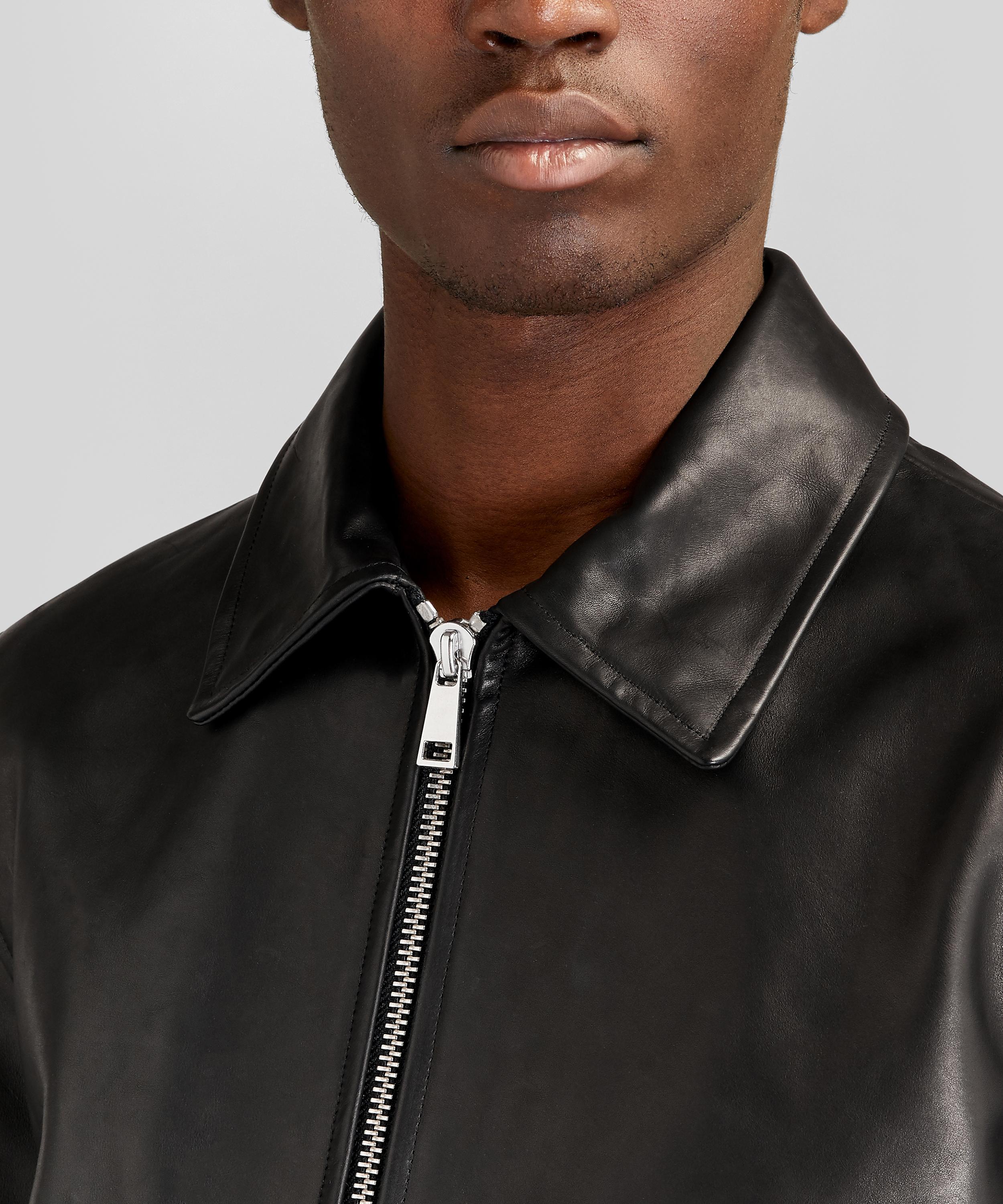 apc leather jacket