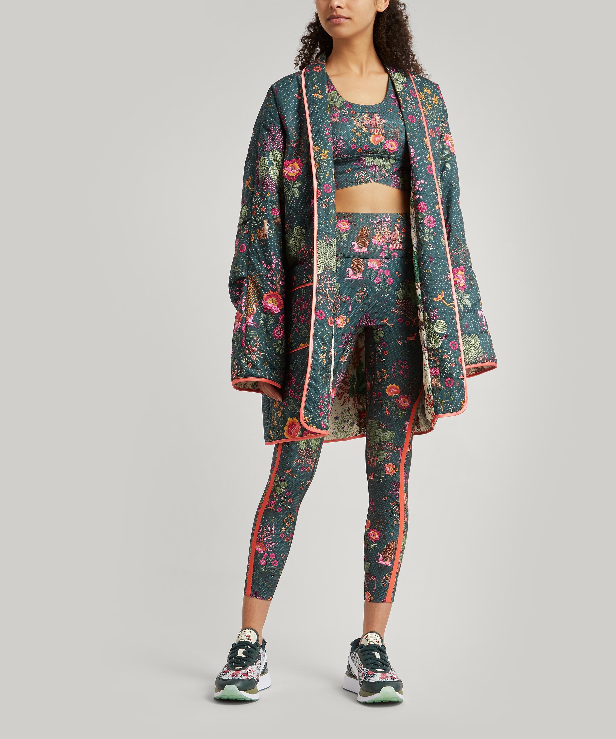 美品 PUMA × LIBERTY Kimono キモノ ガウン コート 花柄 Puma x Liberty Womens Kimono 'Green Gables AOP' – Extra Butter