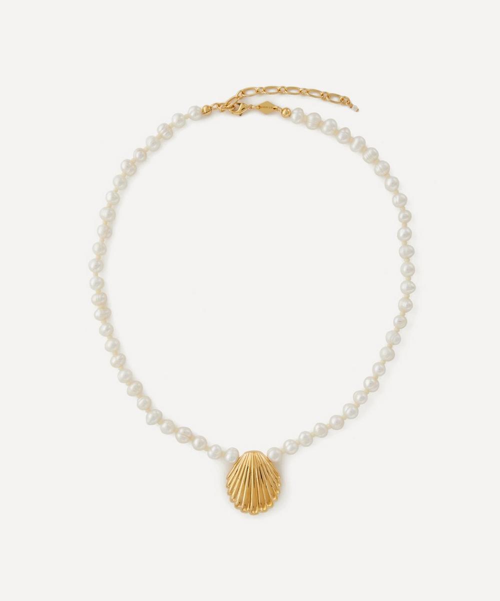 Anni Lu 18Ct-Plated Ocean Treasure Pearl Necklace in White Lyst UK