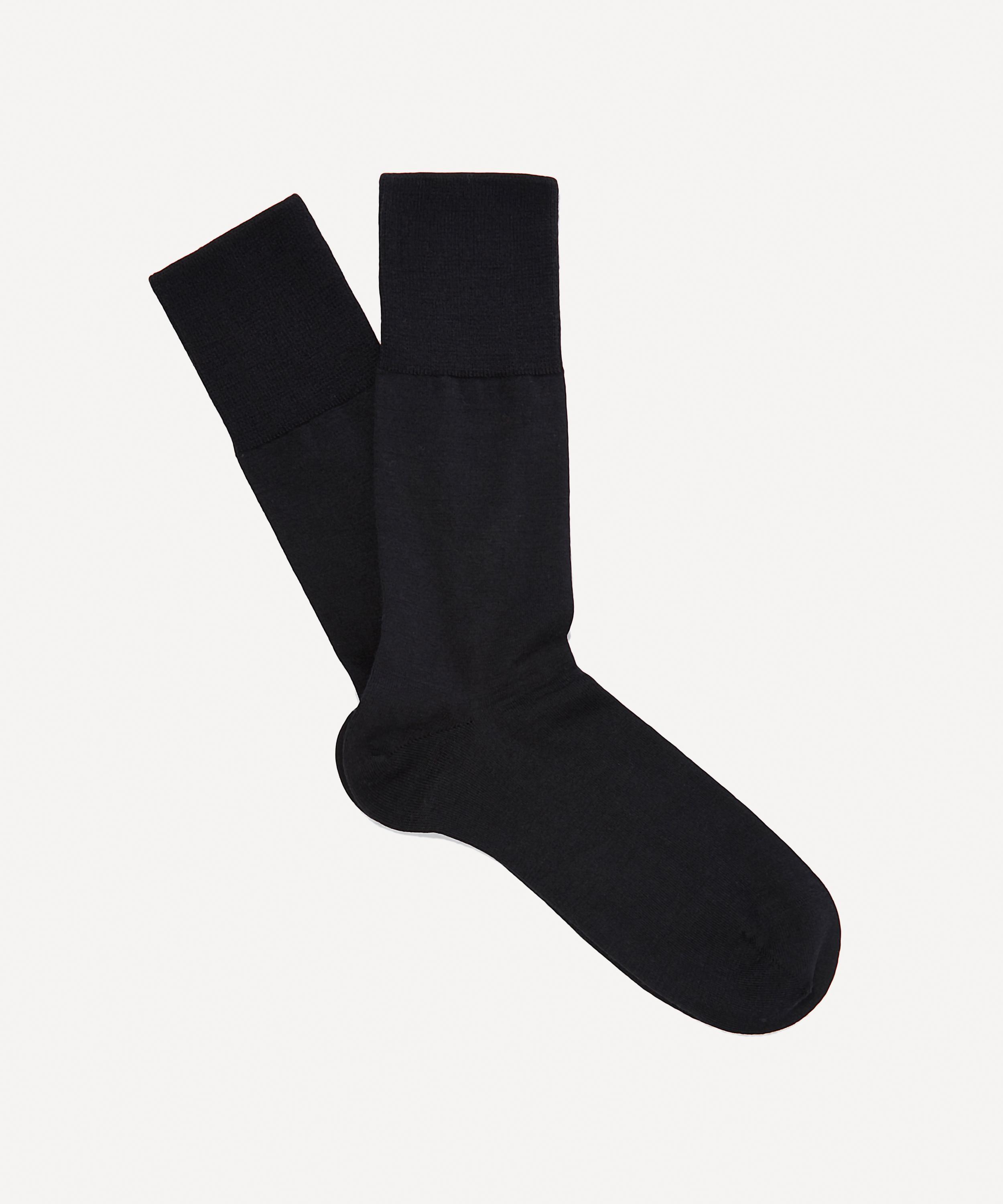 Falke Wool Airport Socks in Black for Men - Lyst