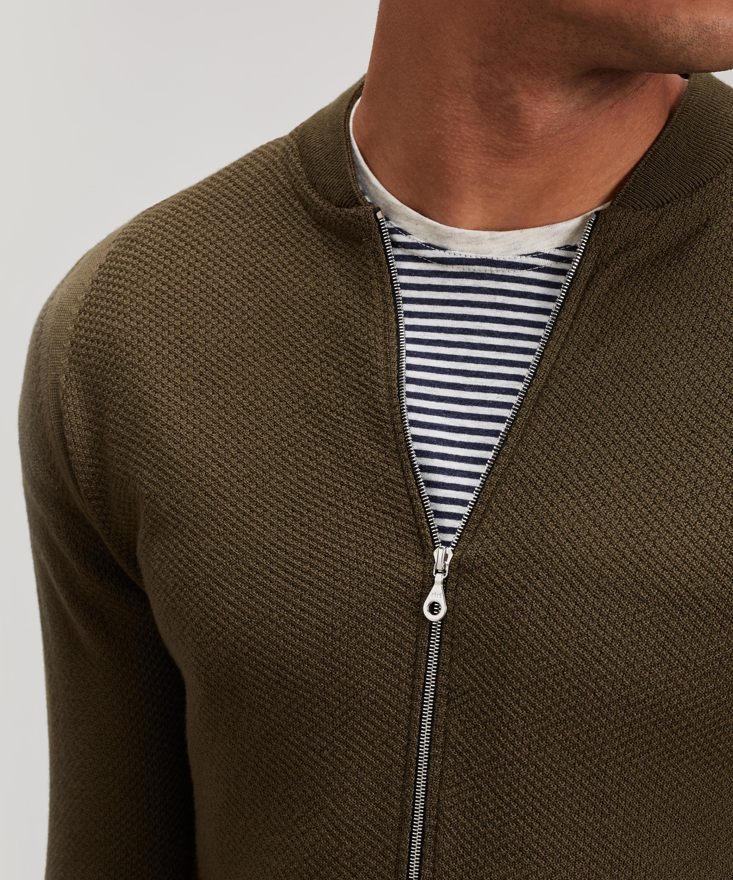 merino bomber jacket