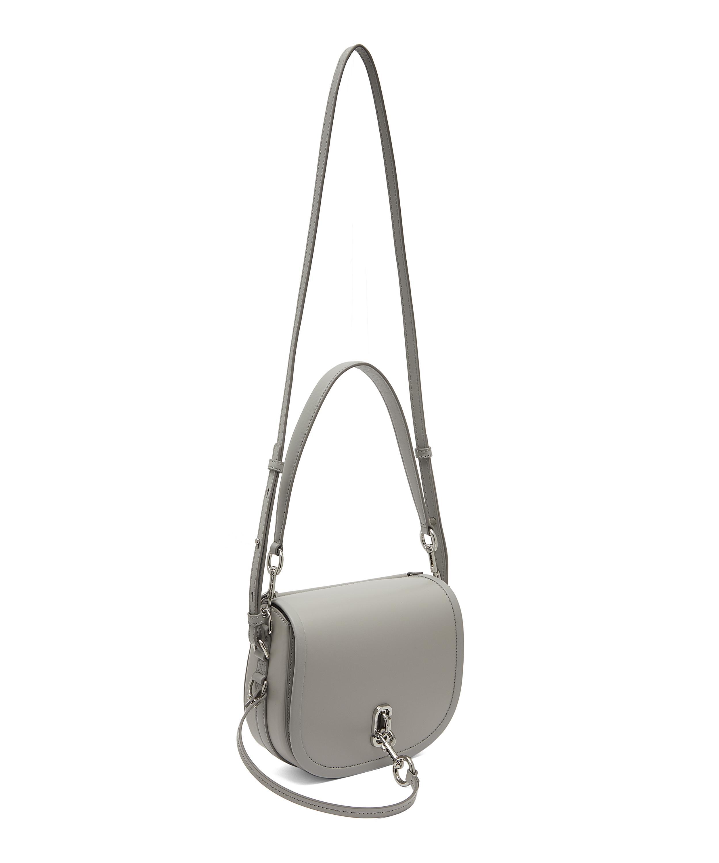 marc jacobs saddle bolsa grey