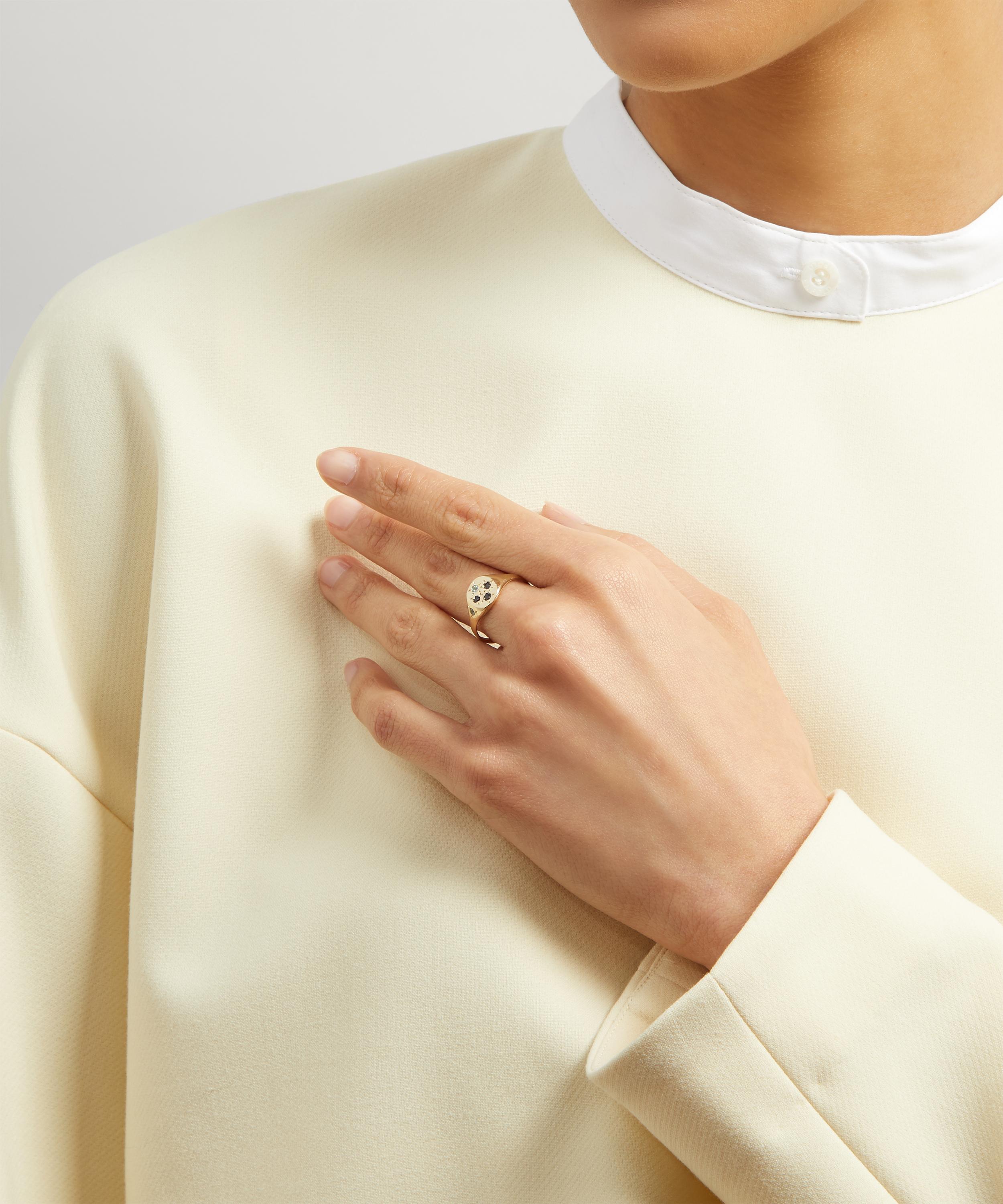 Aquamarine signet deals