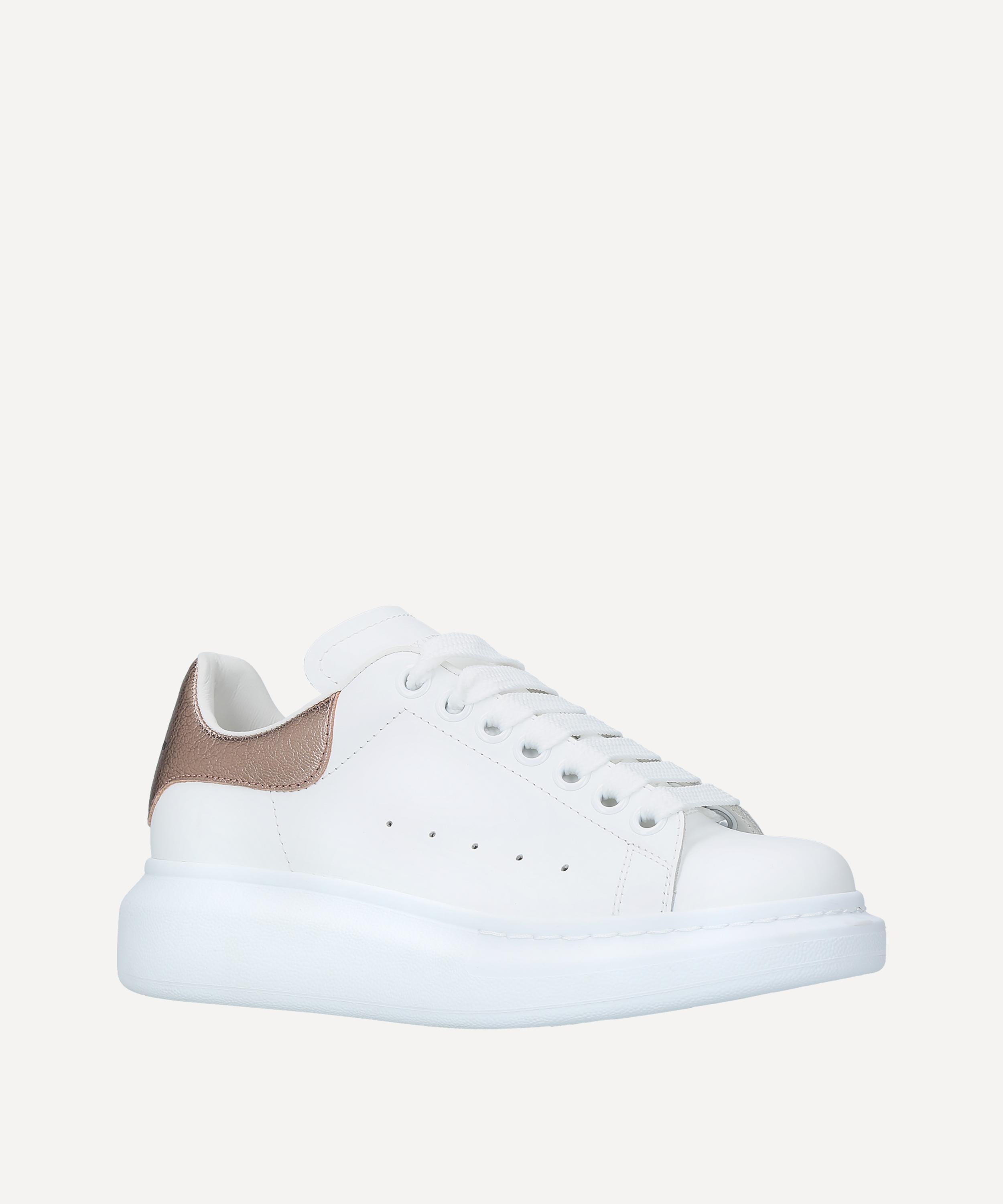 alexander mcqueen runway leather platform trainers