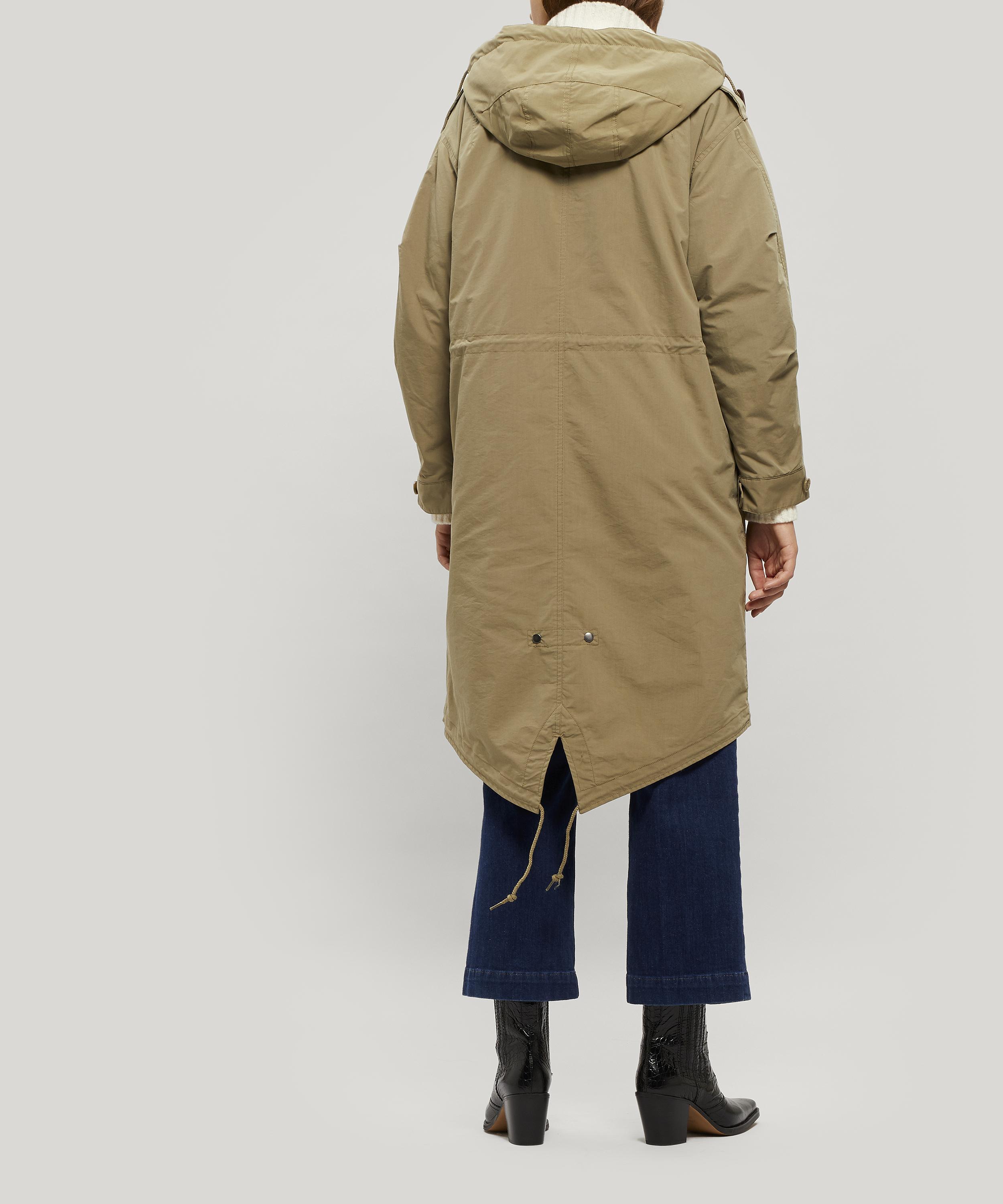 A.P.C. Cotton X Suzanne Koller Gertrude Parka in Khaki (Natural) - Lyst