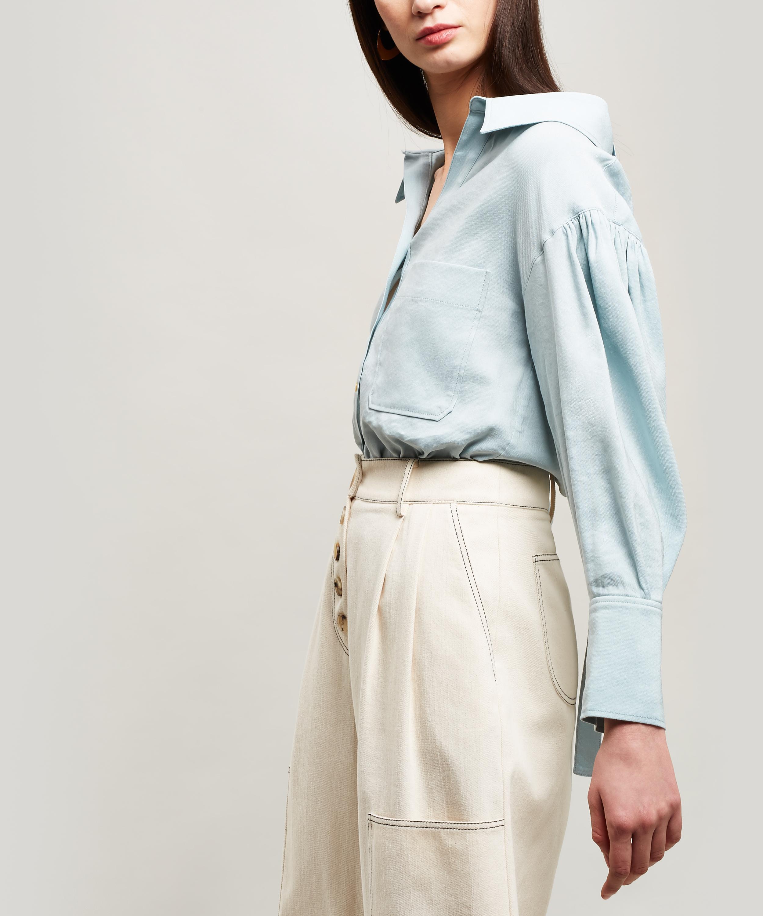 Rejina Pyo Alicia Linen-blend Button 