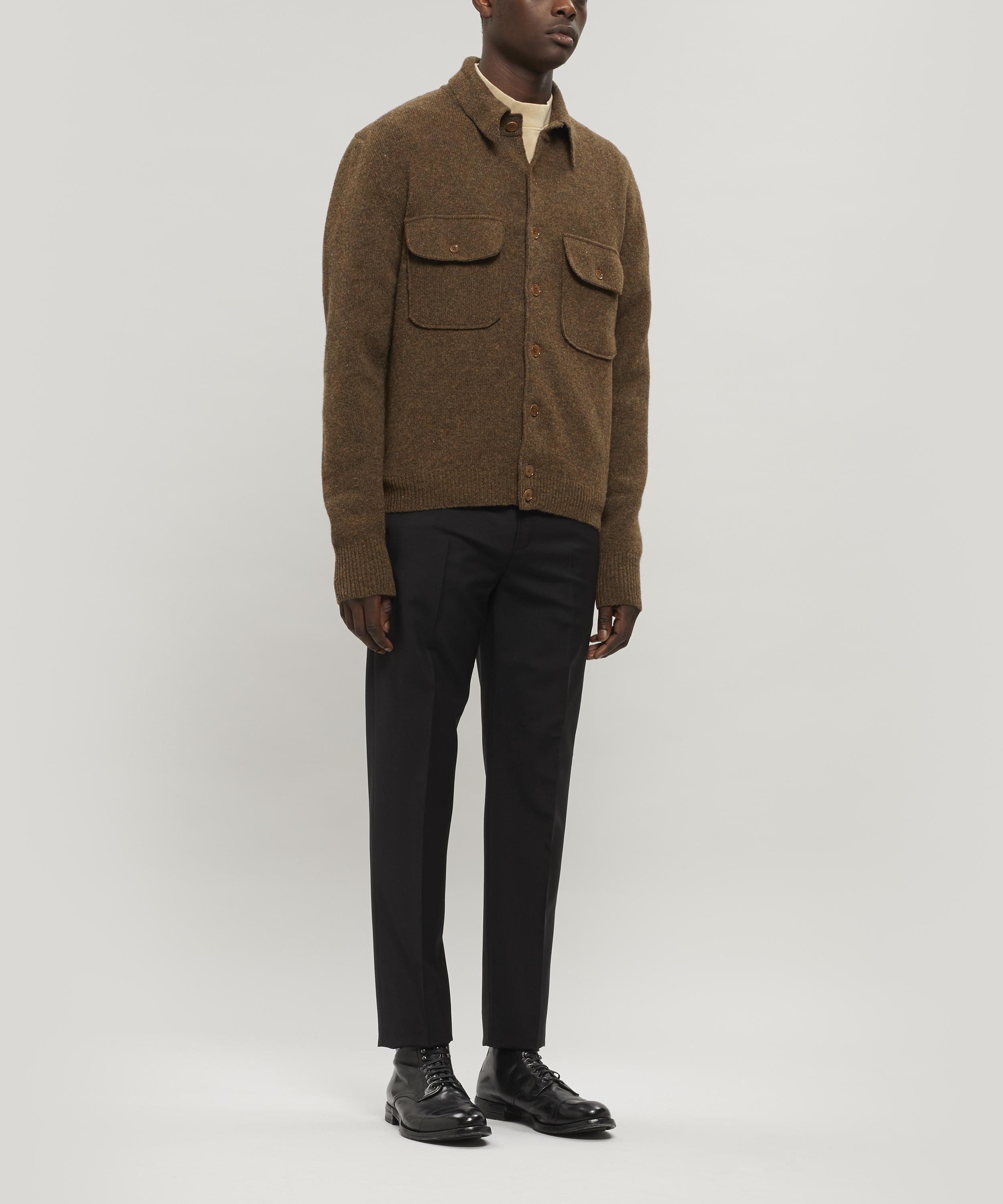Lemaire Wool Knitted Military Shirt for 