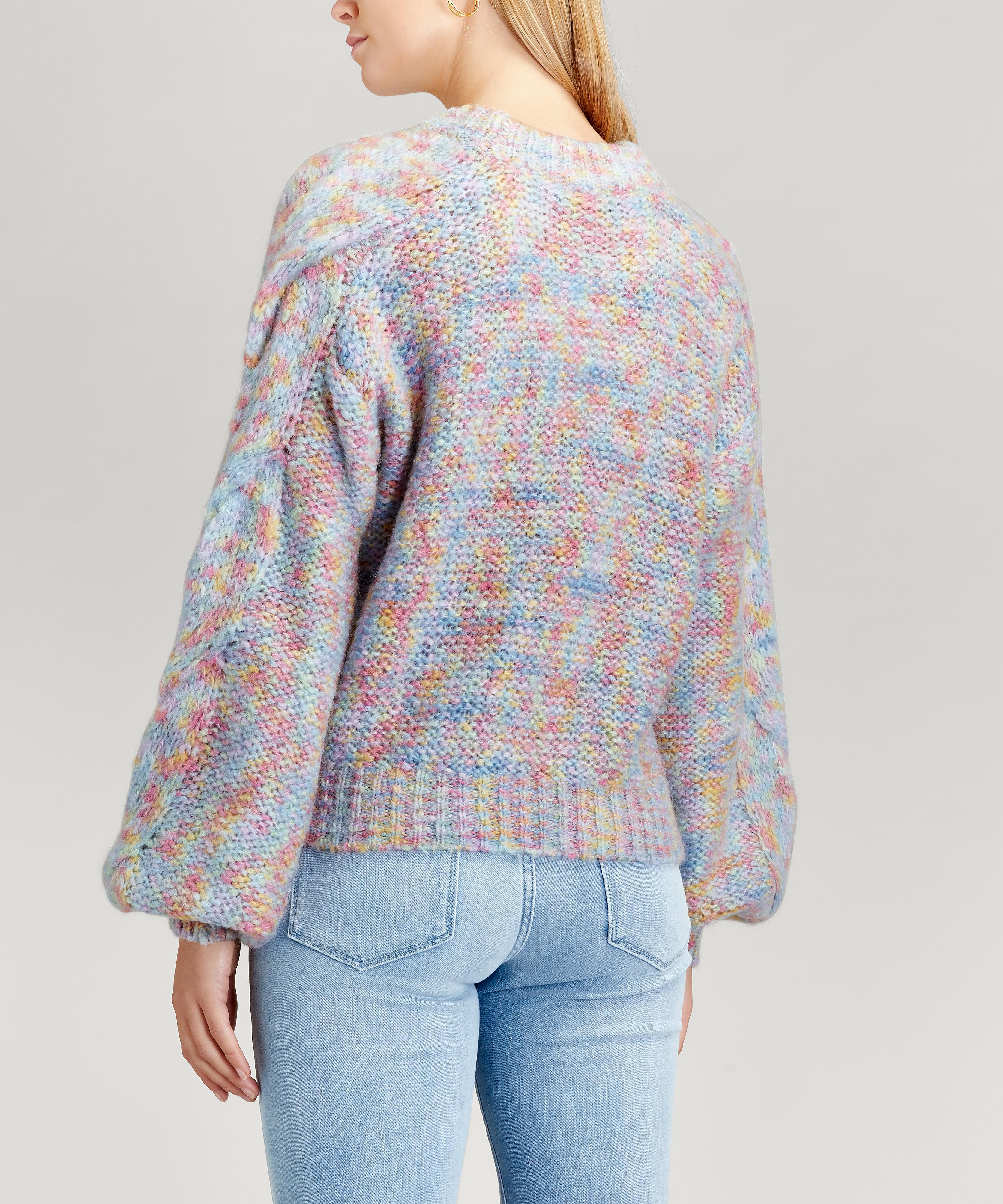 pastel knit sweater