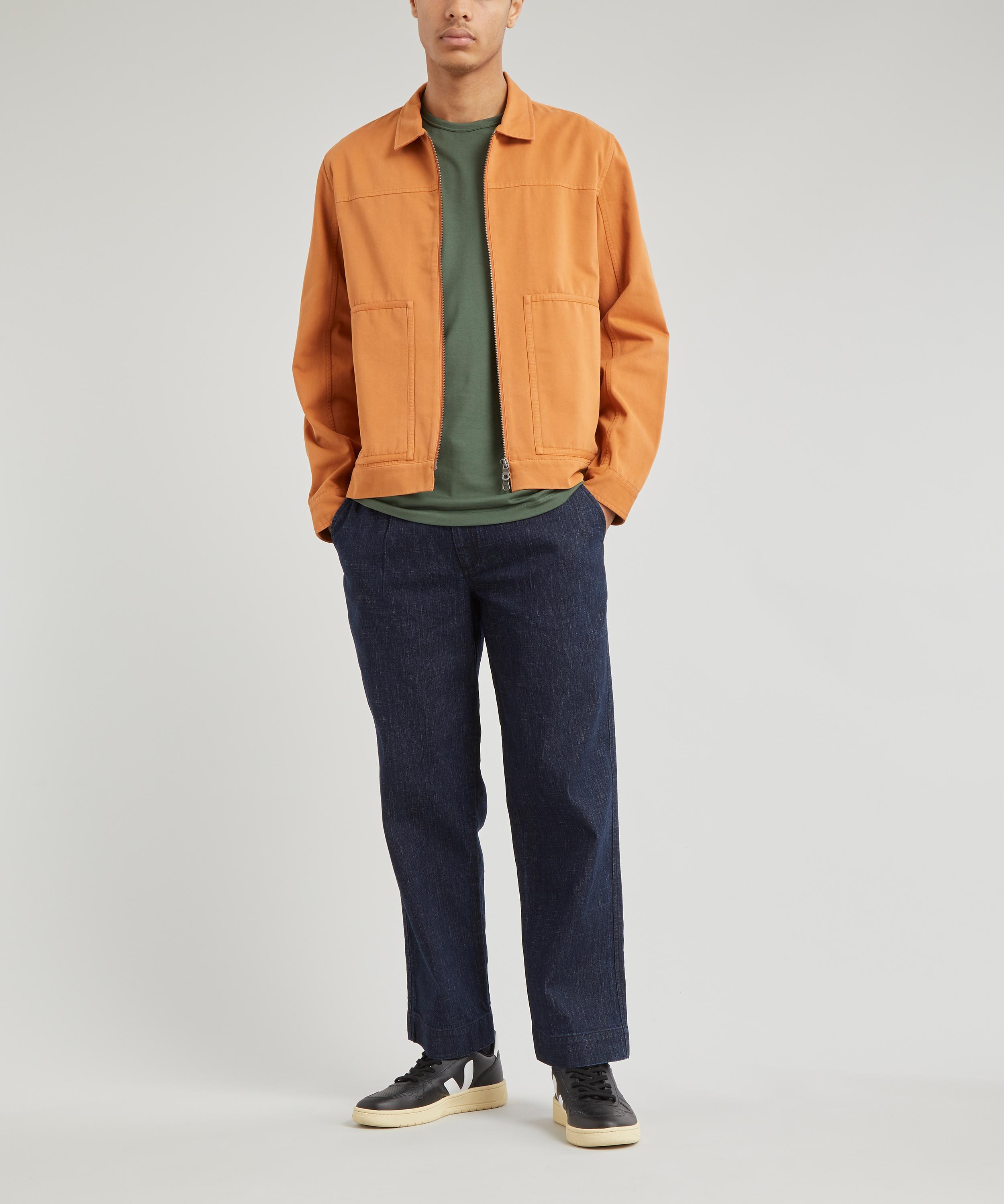 folk zip through shirt jacket