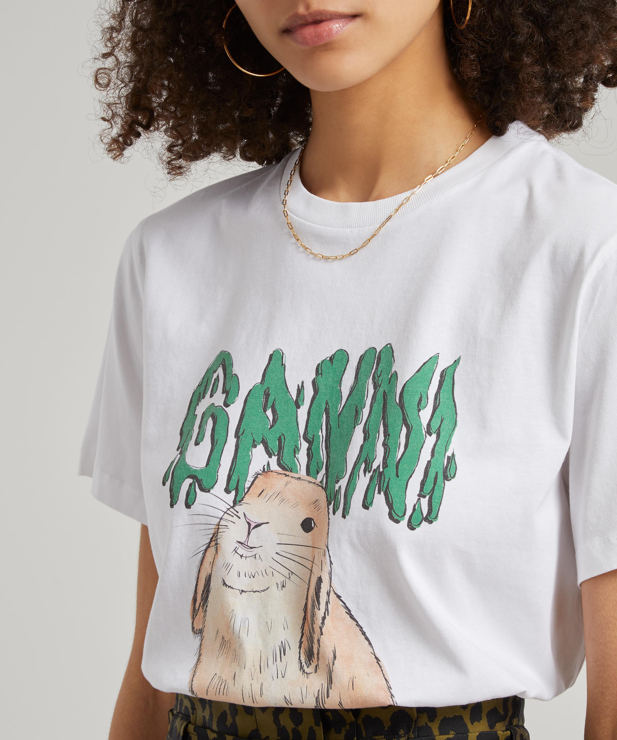 ganni bunny shirt