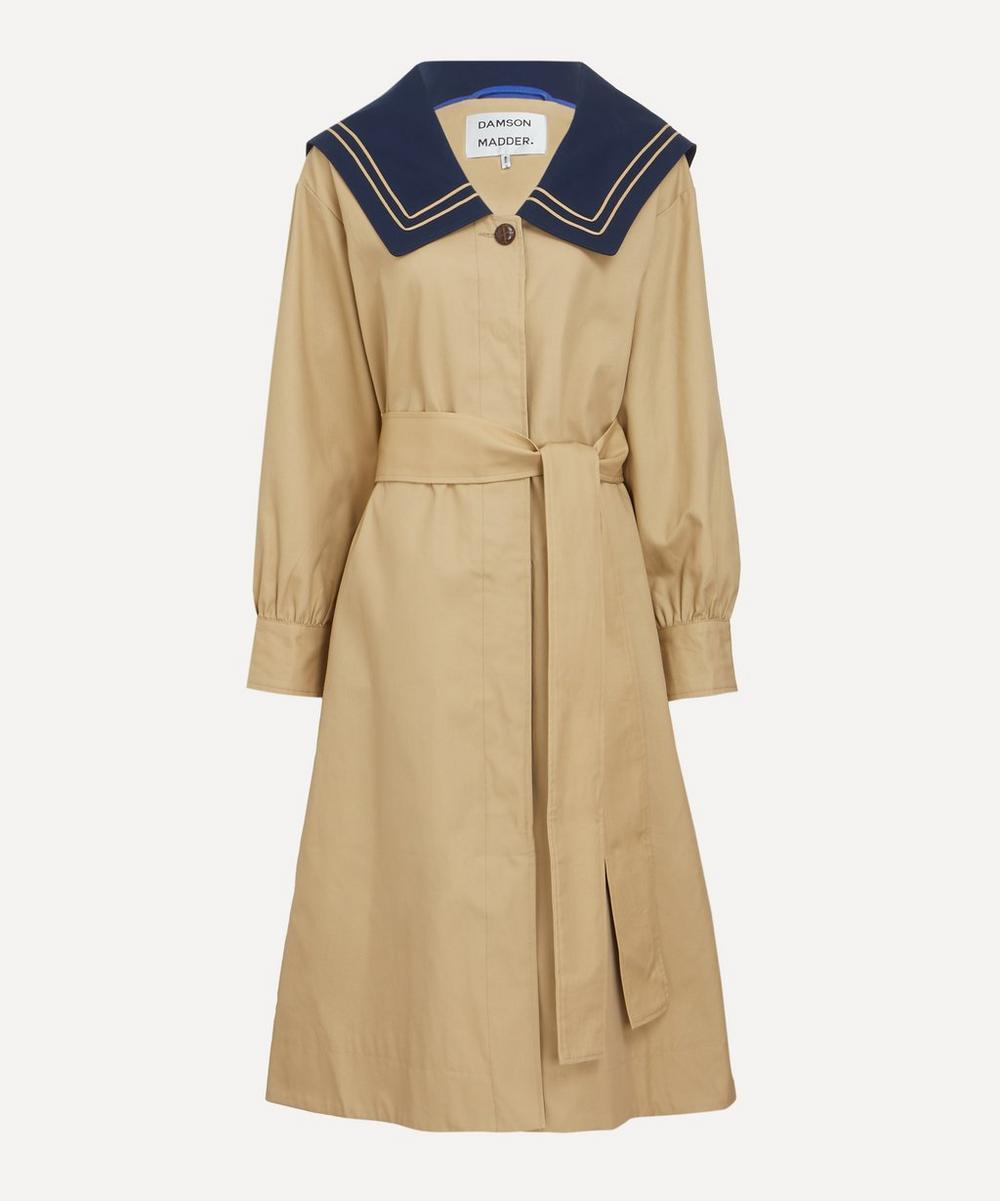 Damson Madder Navy Borg Coat Damson Madder Ingrid Borg Jacket