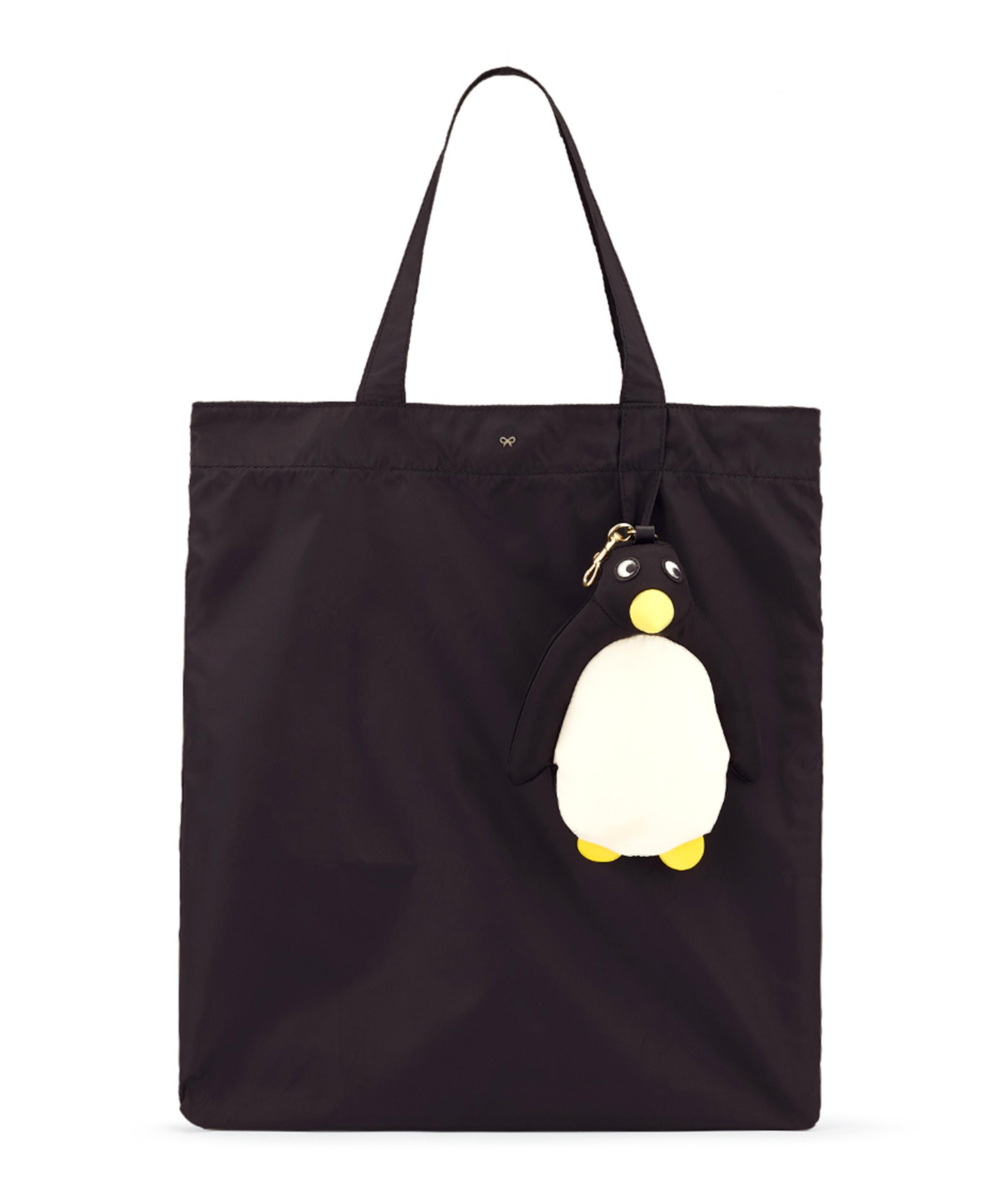 Anya Hindmarch Synthetic Penguin Charm Shopper In In Black Black Lyst Anya Hindmarch Synthetic Penguin Charm Shopper In In Black Black Lyst
