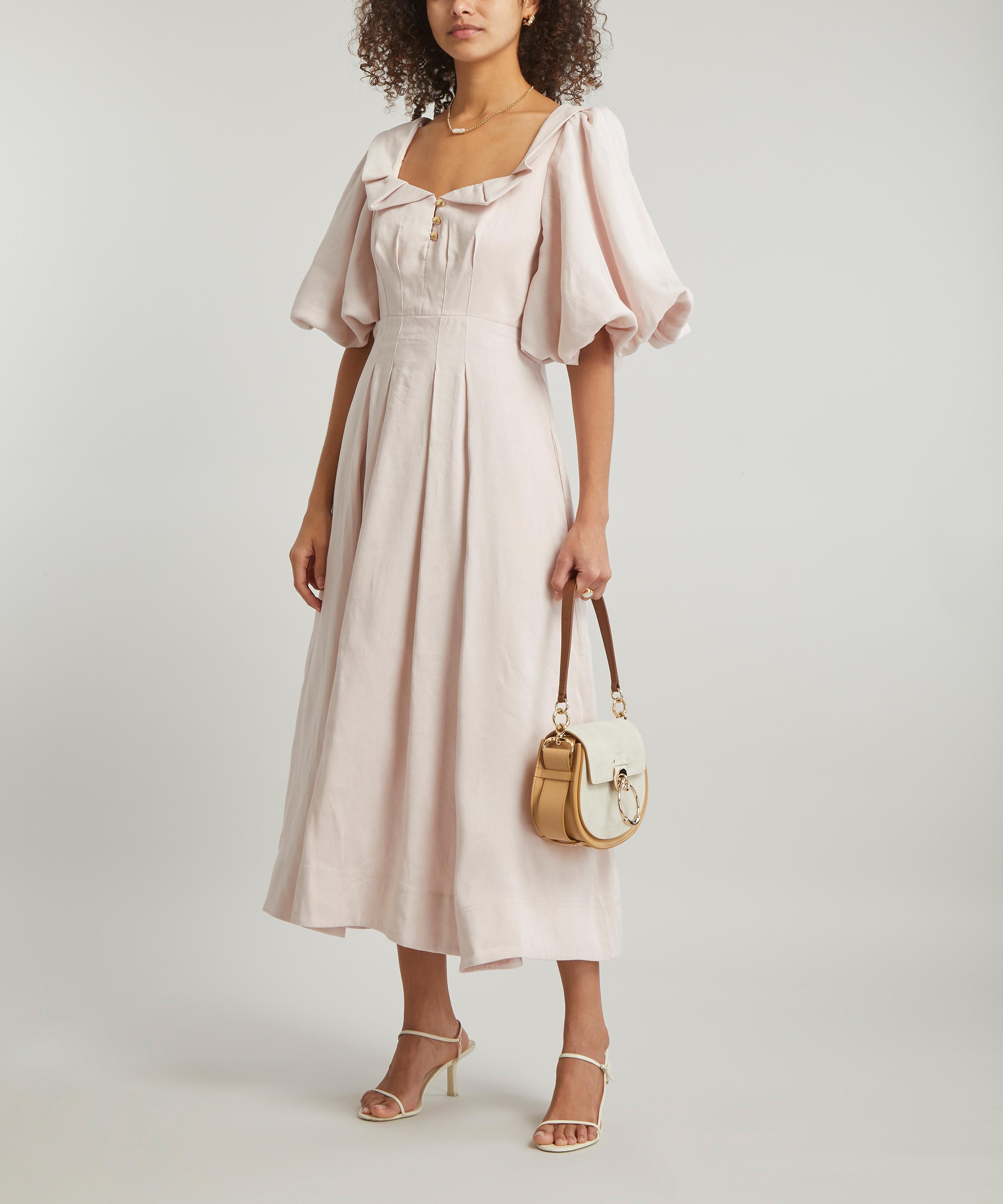 【AJE】ふんわりパフスリーブワンピJessica Frill Midi Dress Jessica Frill Midi Dress | Ivory | Aje – Aje ROW