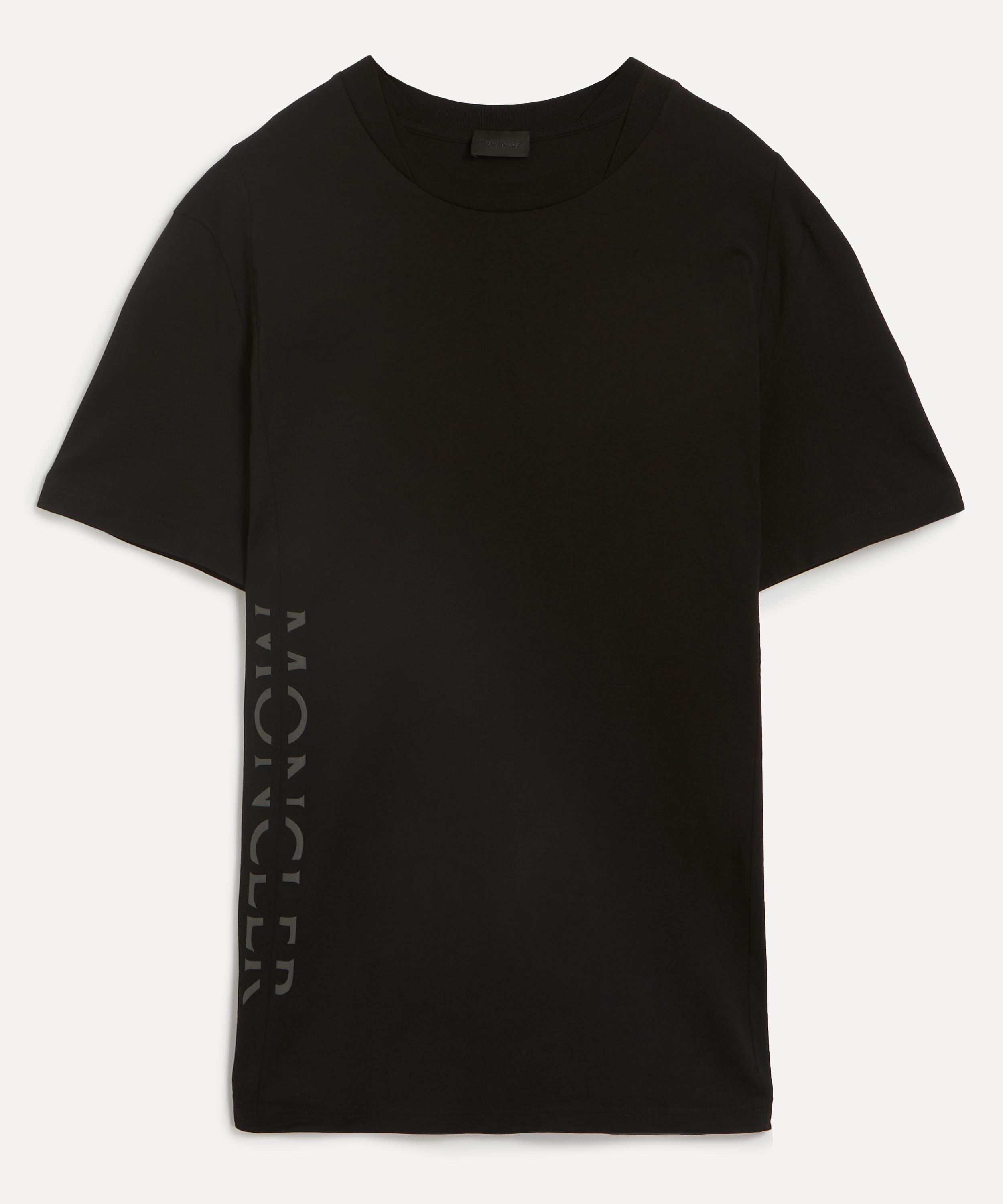 Moncler Mens Side Logo T shirt in Black for Men Lyst UK