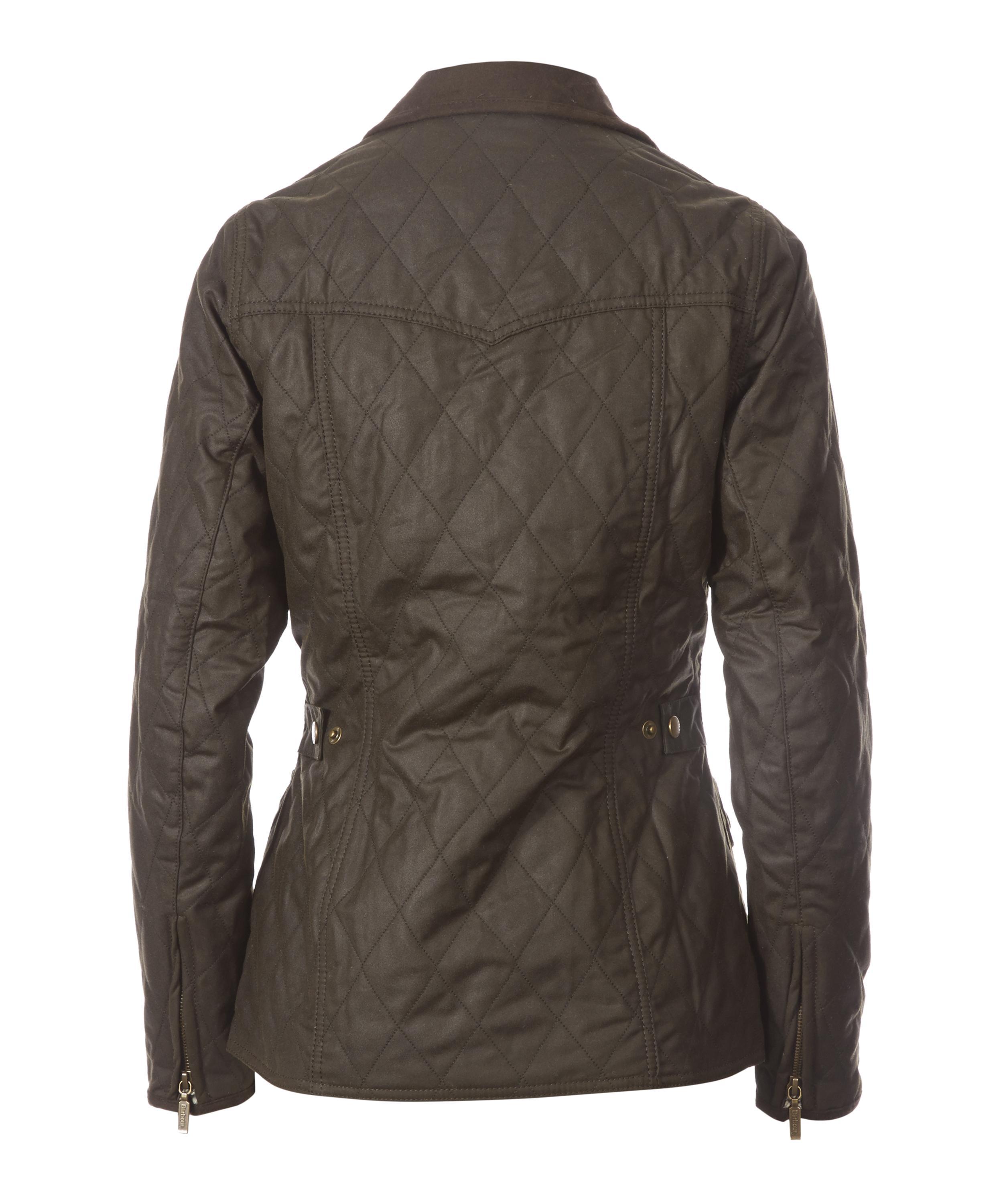  Barbour  Cotton Quilted Utility Jacket  With Liberty  Pepper 