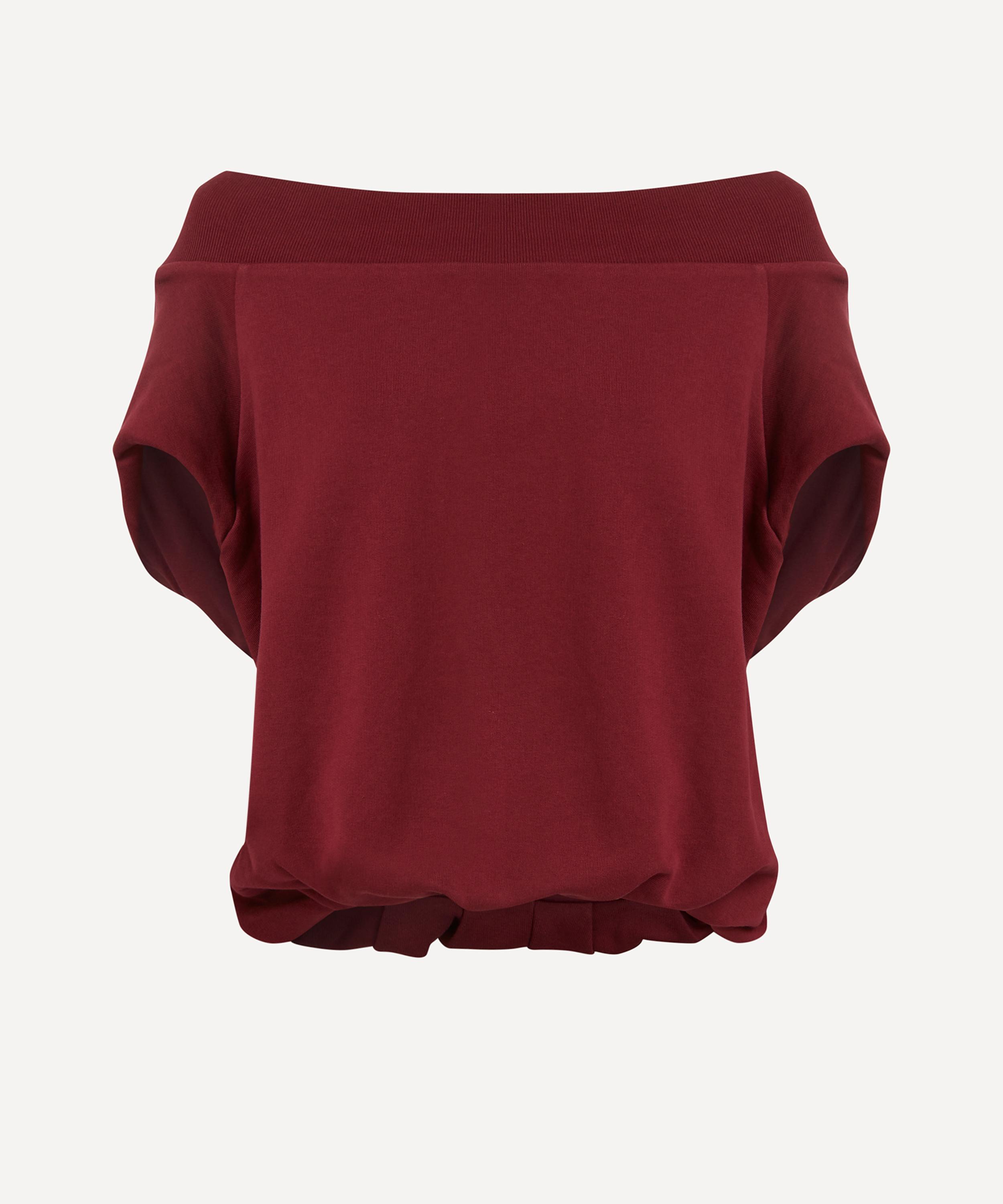 Off the shop shoulder tunic sweatshirt