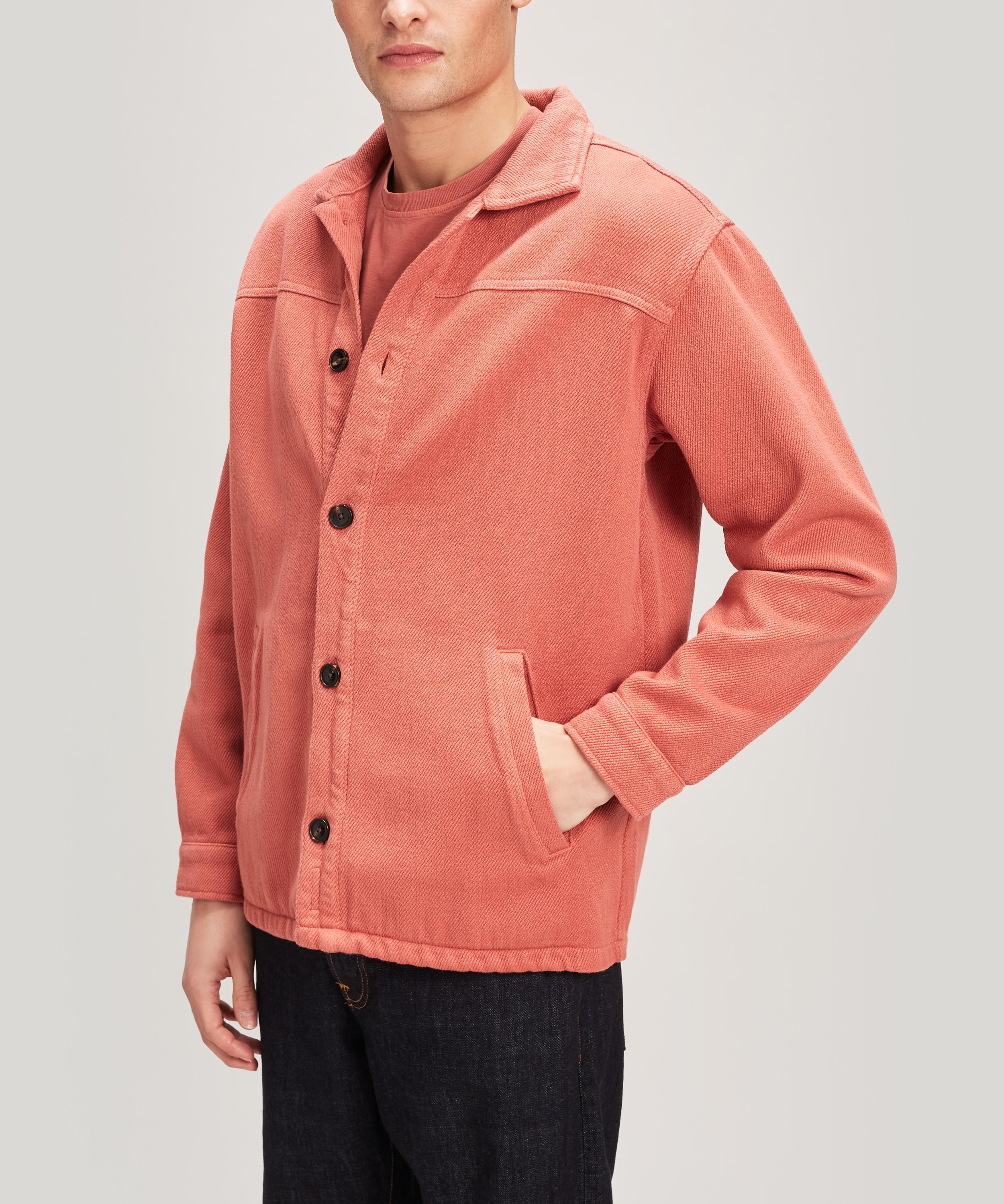 elias twill overshirt black