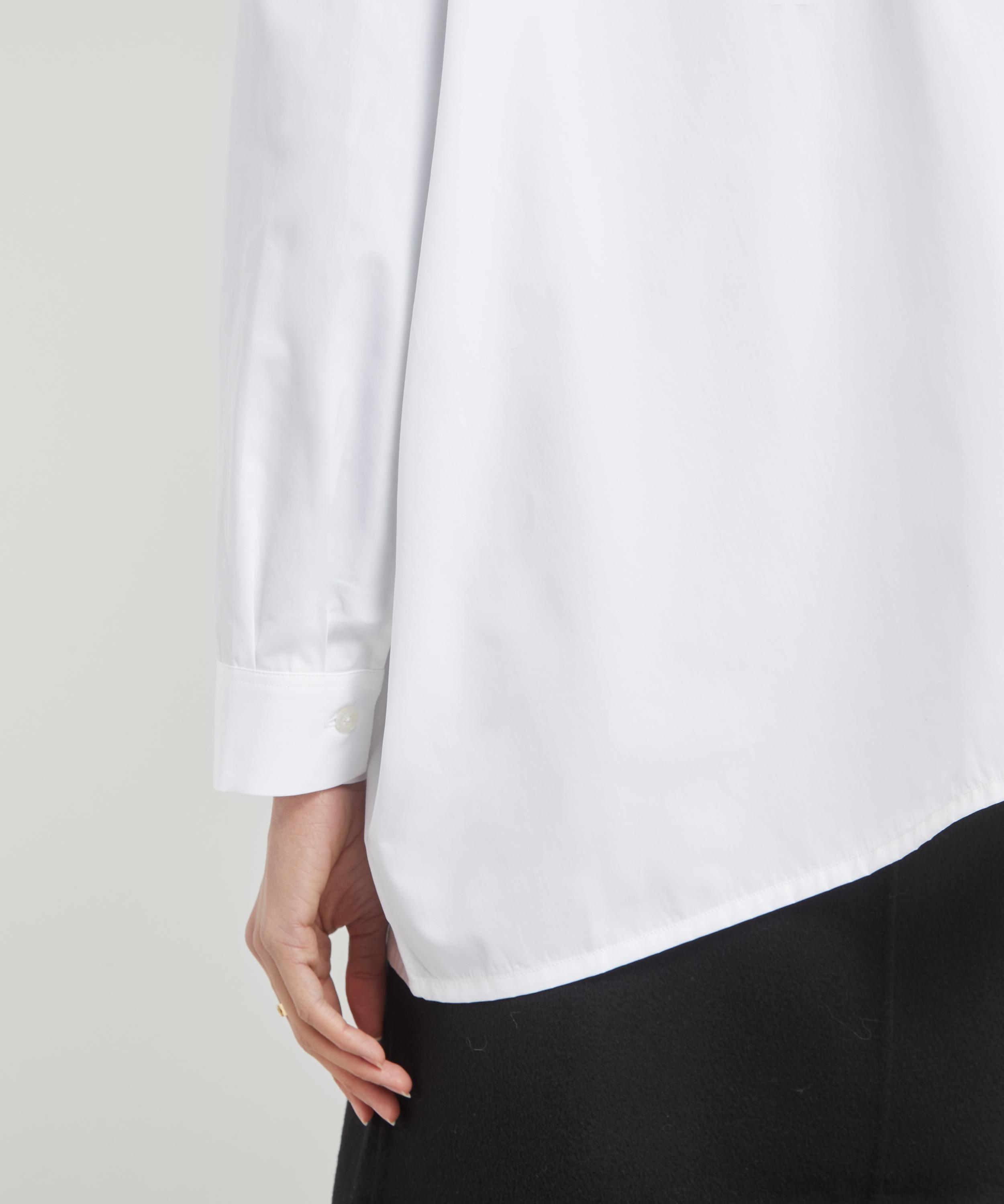 Totême Cotton Asymmetric Poplin Shirt 