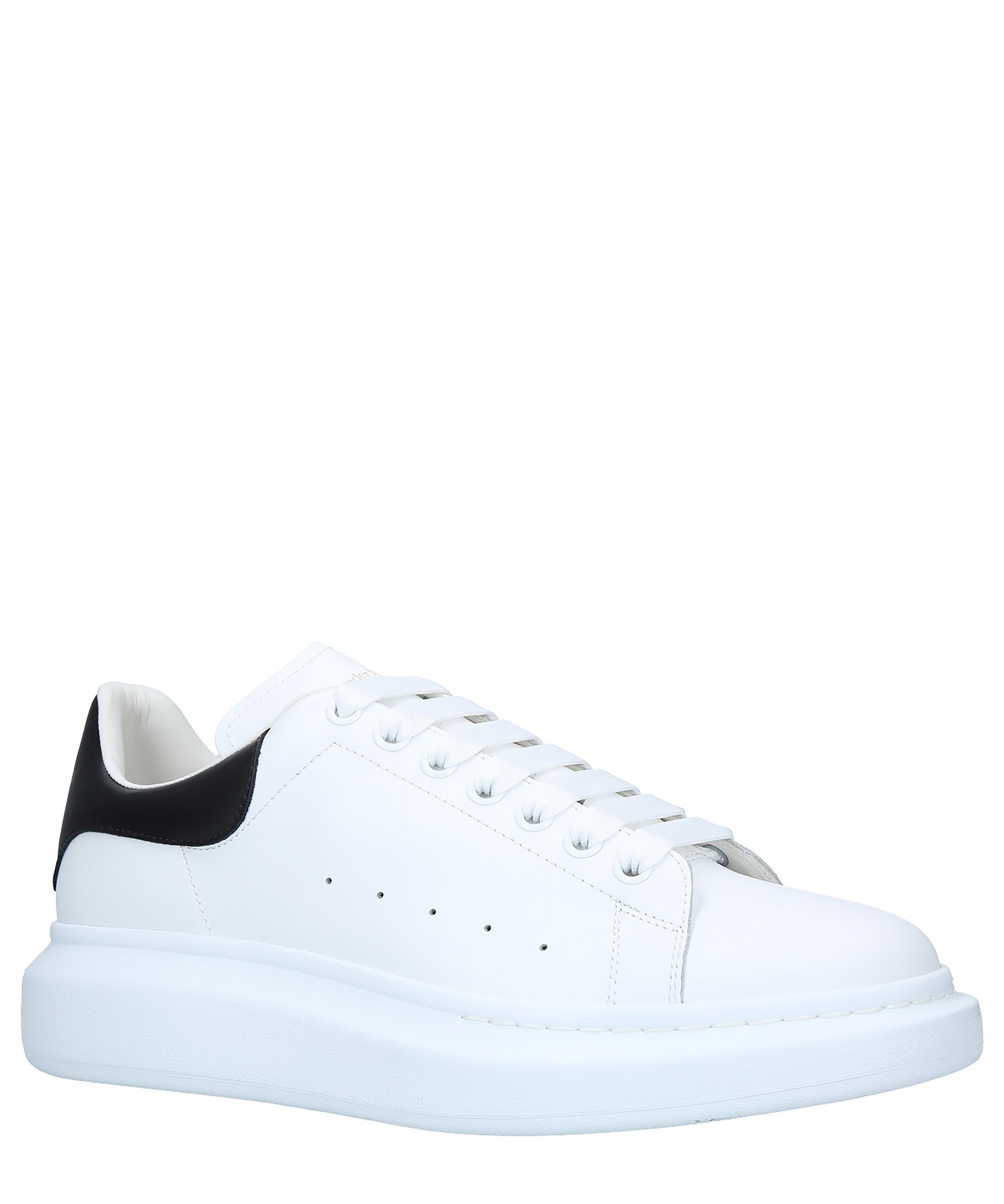alexander mcqueen leather platform sneakers