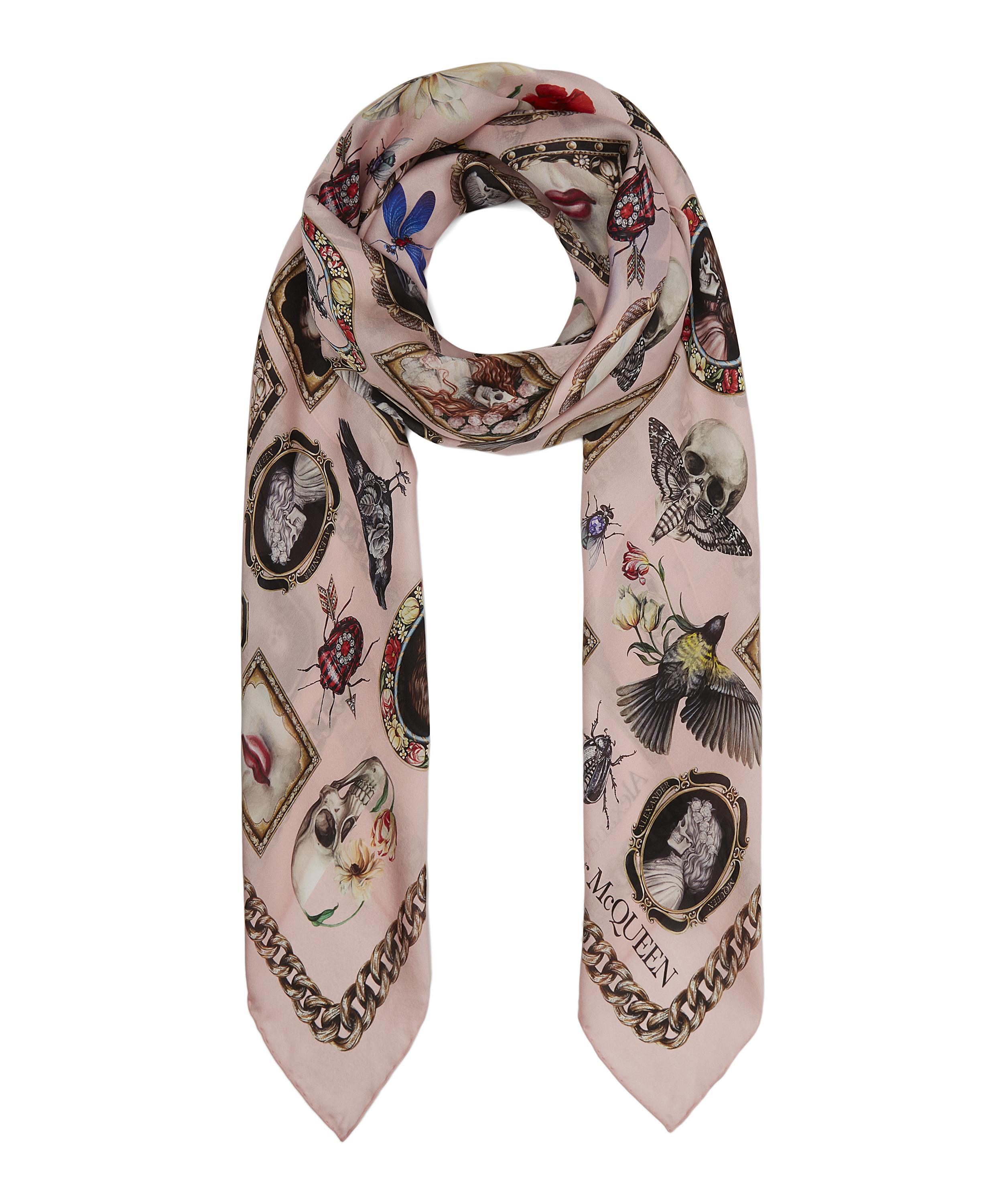 Alexander mcqueen cameo and curiosities scarf Clearance