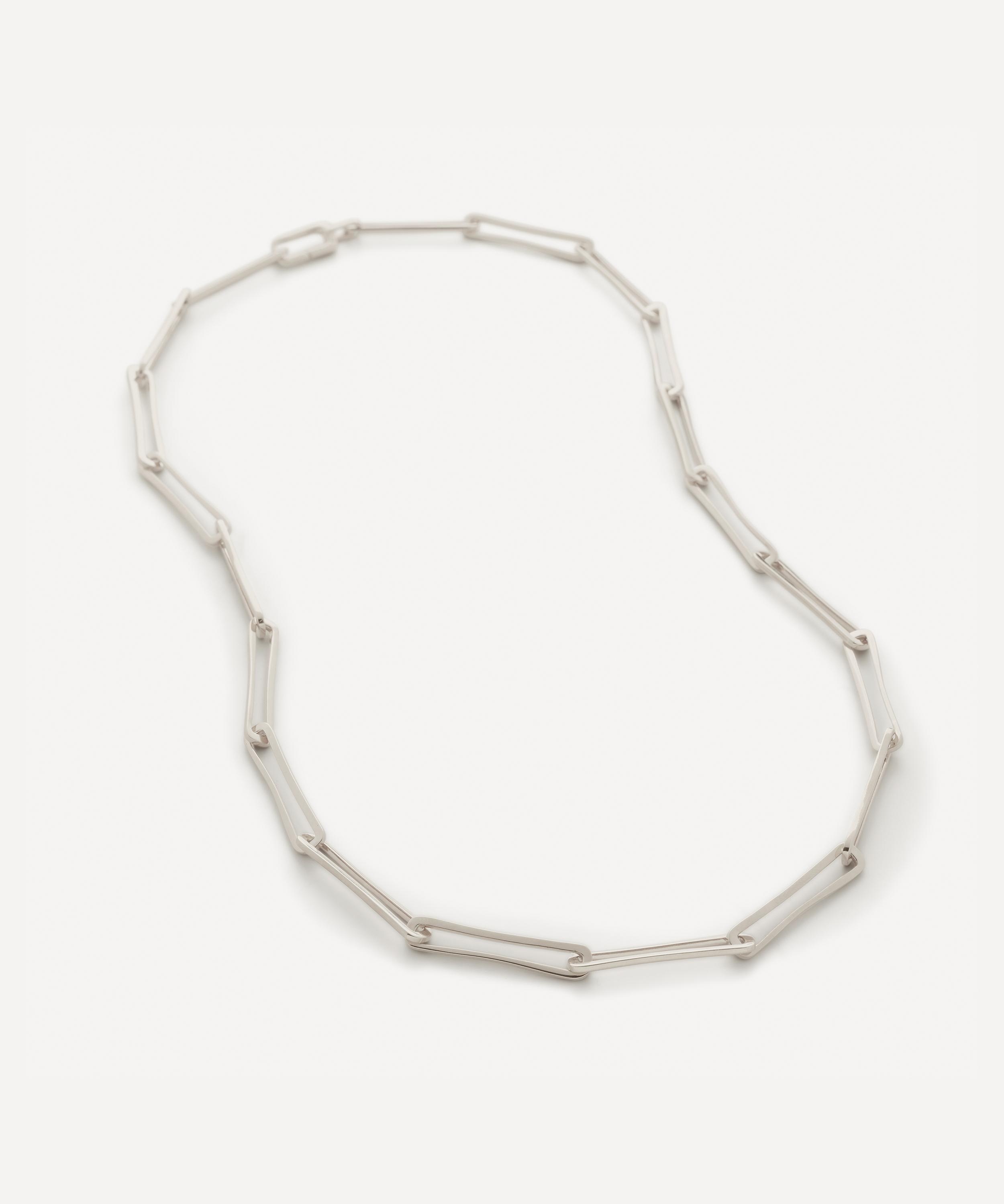 Fine Chain Necklace Adjustable 61cm/24' in Sterling Silver | Jewellery by Monica  Vinader