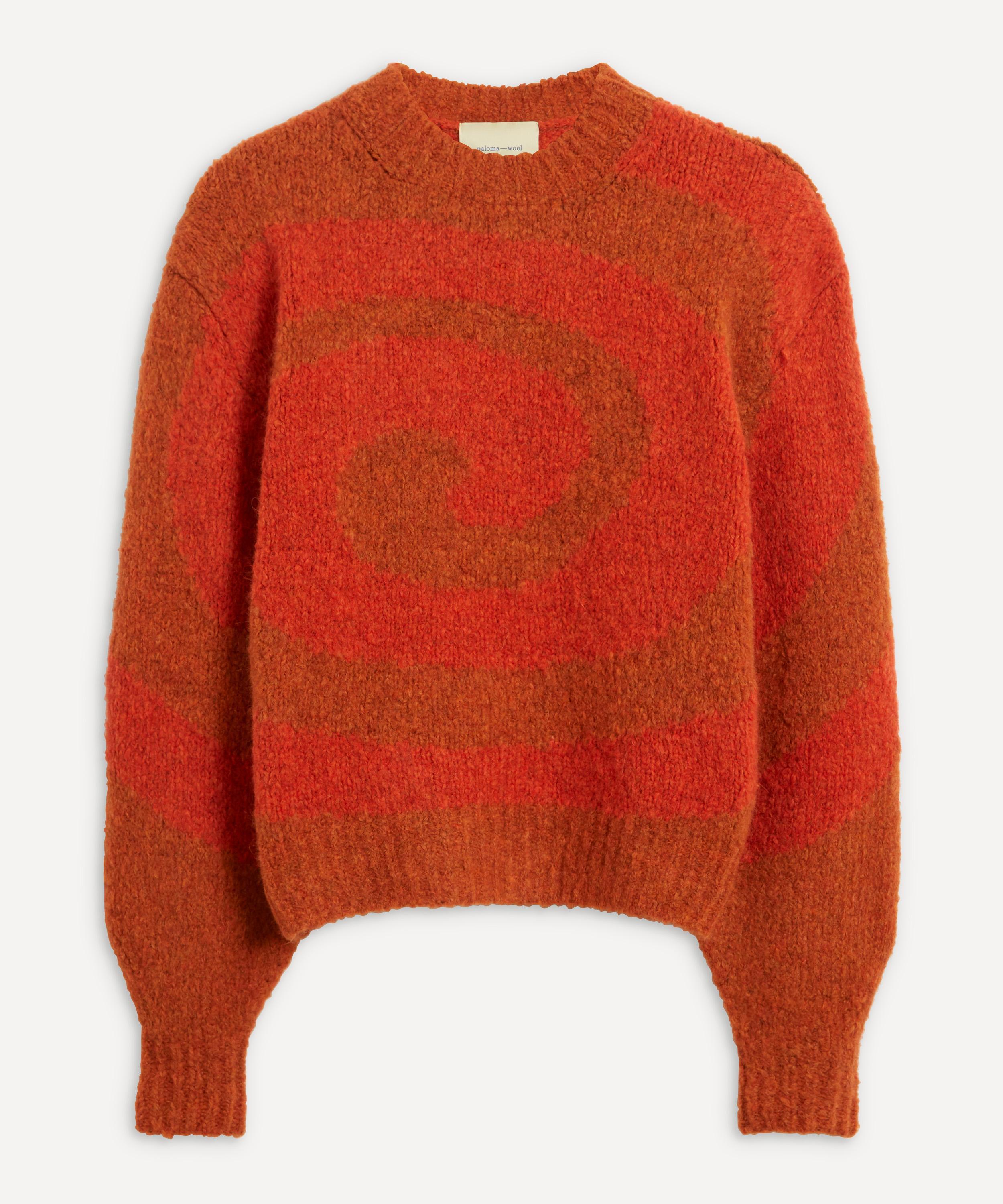 swirl knit jumper